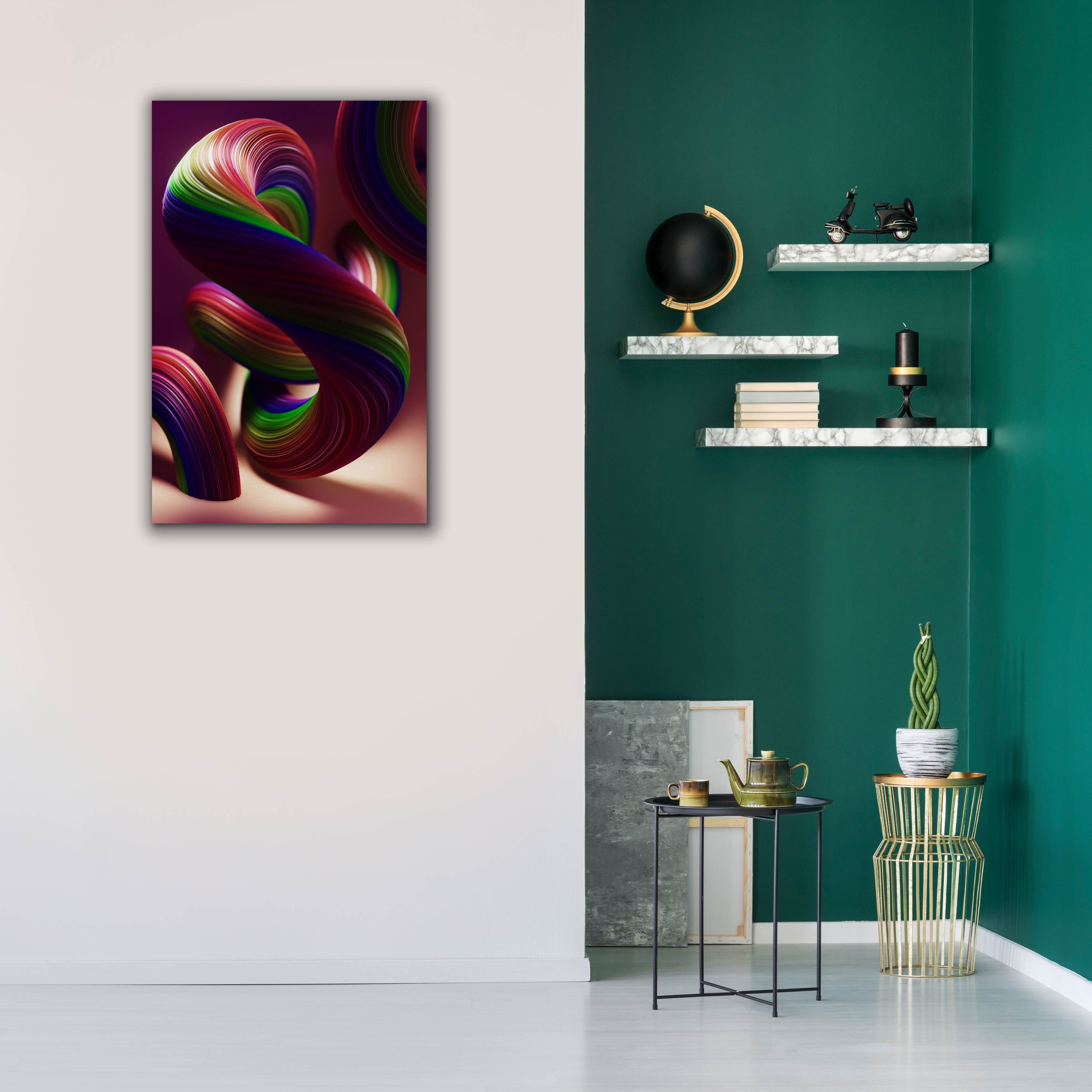 'Twisty Candyland' by Epic Portfolio, Canvas Wall Art,26 x 40