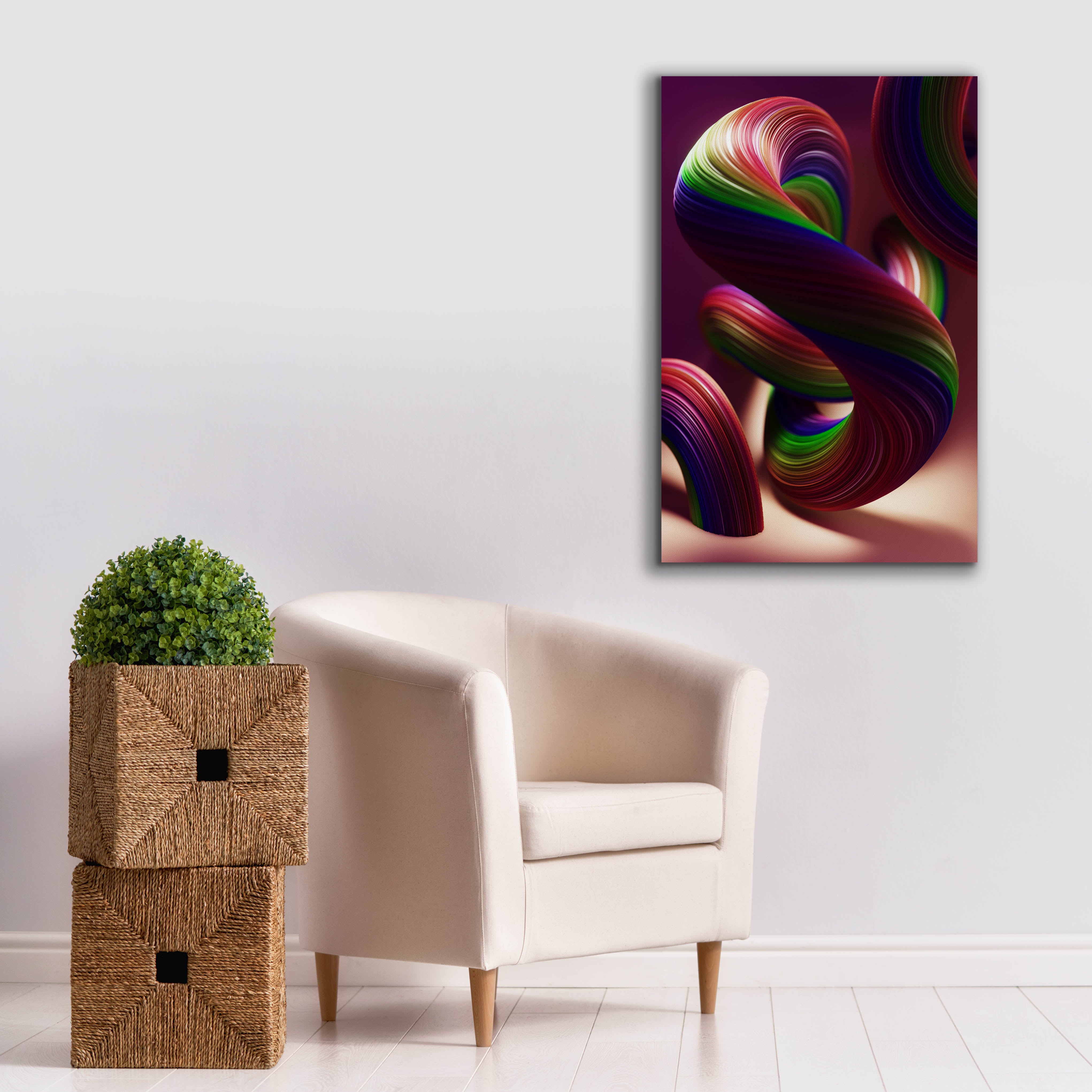 'Twisty Candyland' by Epic Portfolio, Canvas Wall Art,26 x 40