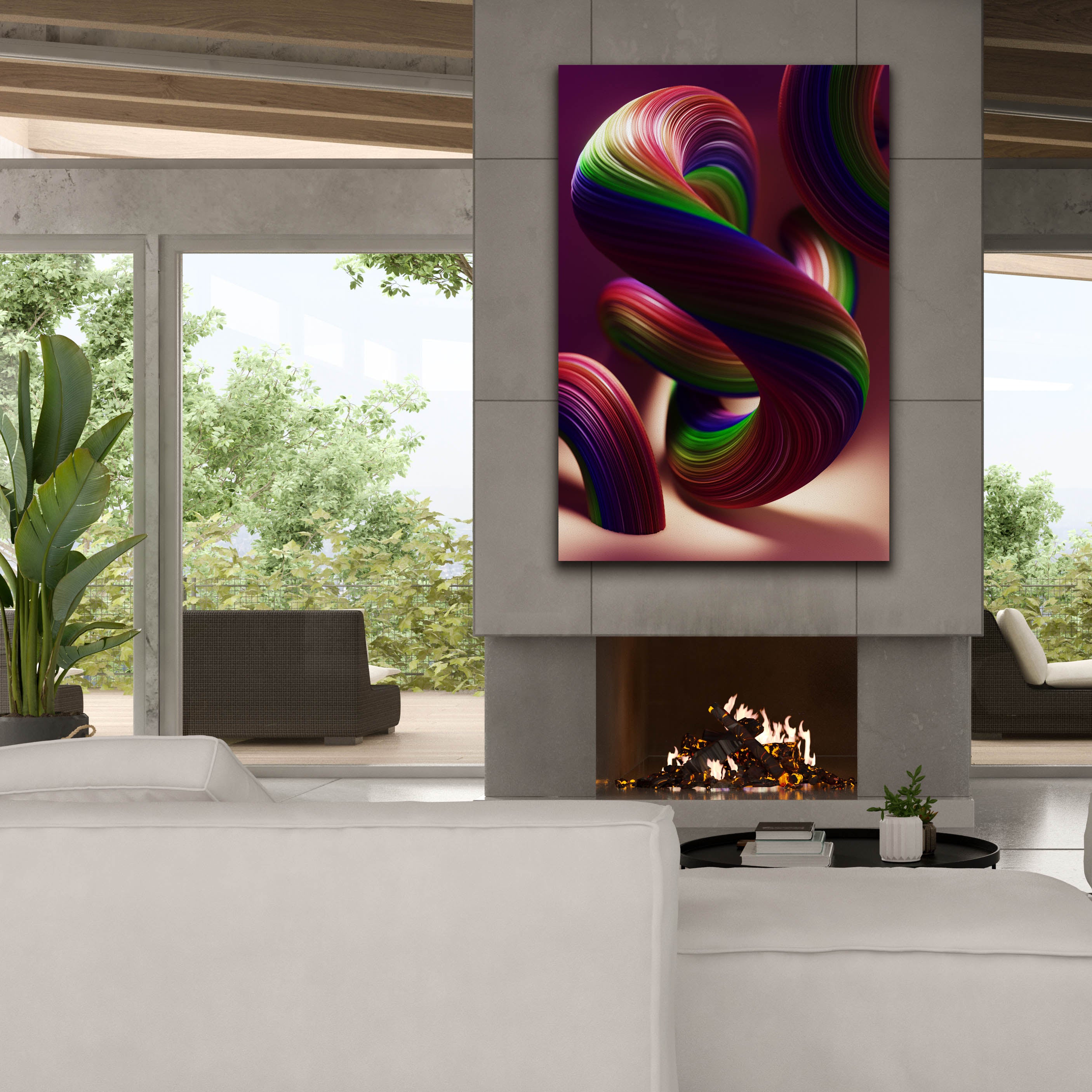 'Twisty Candyland' by Epic Portfolio, Canvas Wall Art,40 x 60