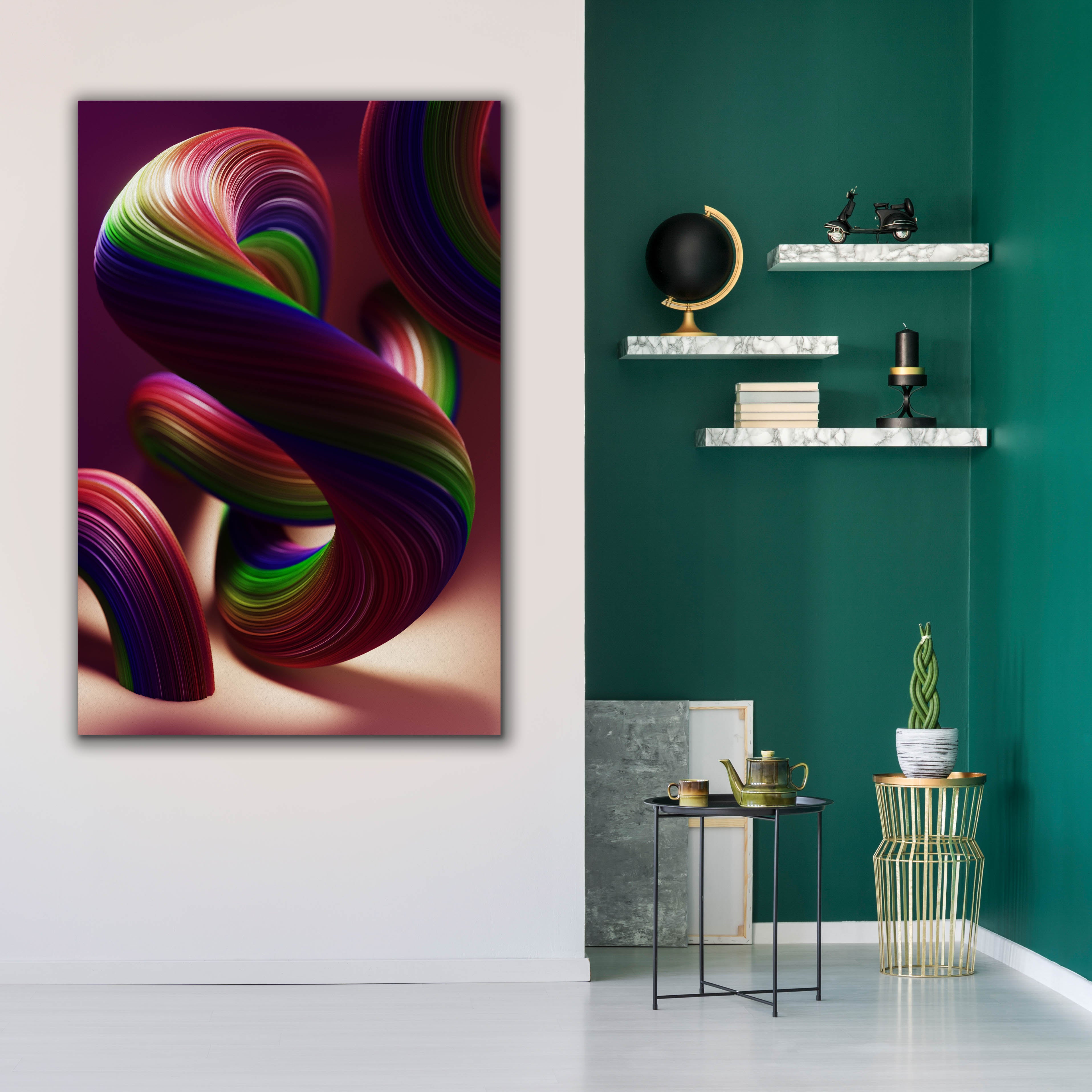 'Twisty Candyland' by Epic Portfolio, Canvas Wall Art,40 x 60