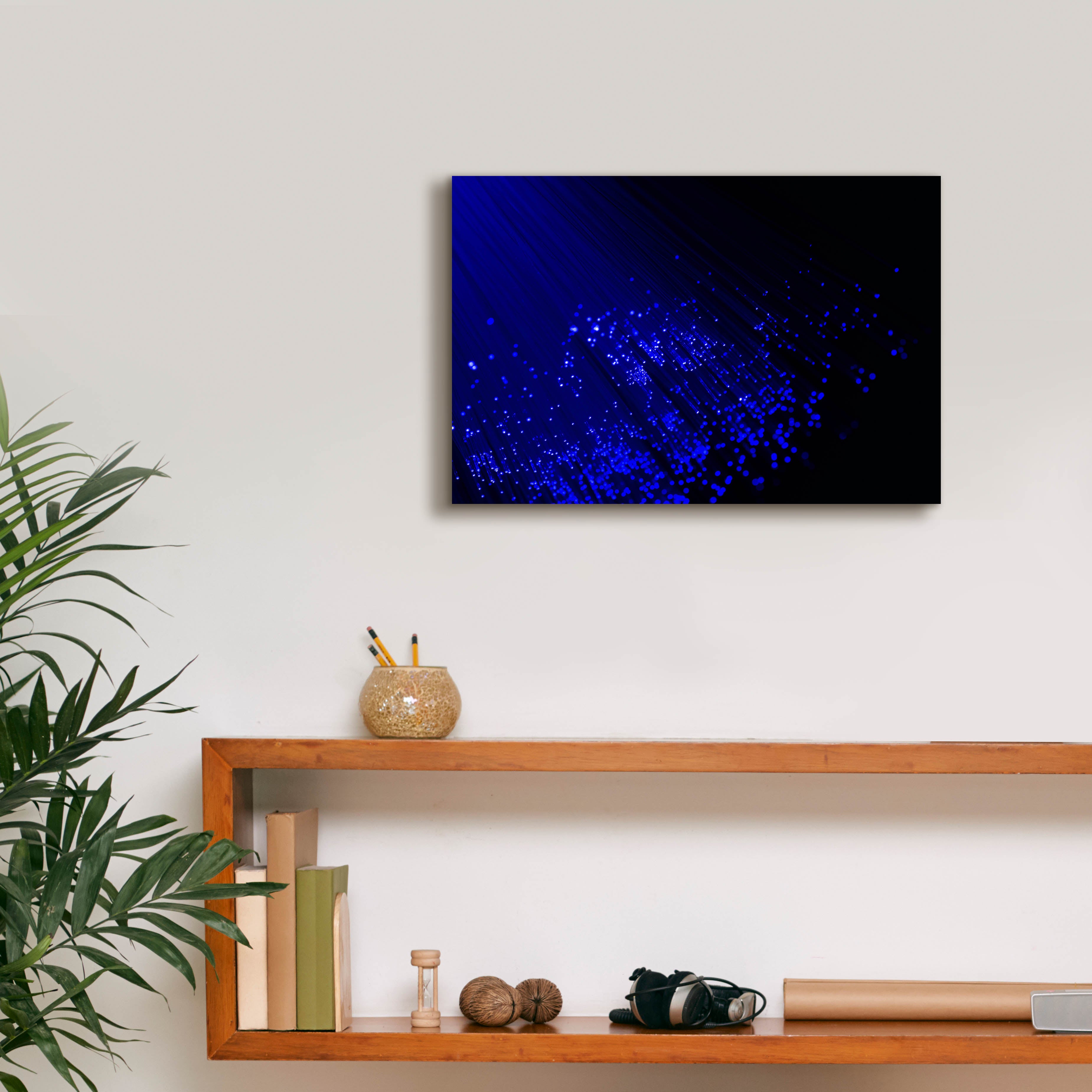 'Twilight Rain' by Epic Portfolio, Canvas Wall Art,18 x 12
