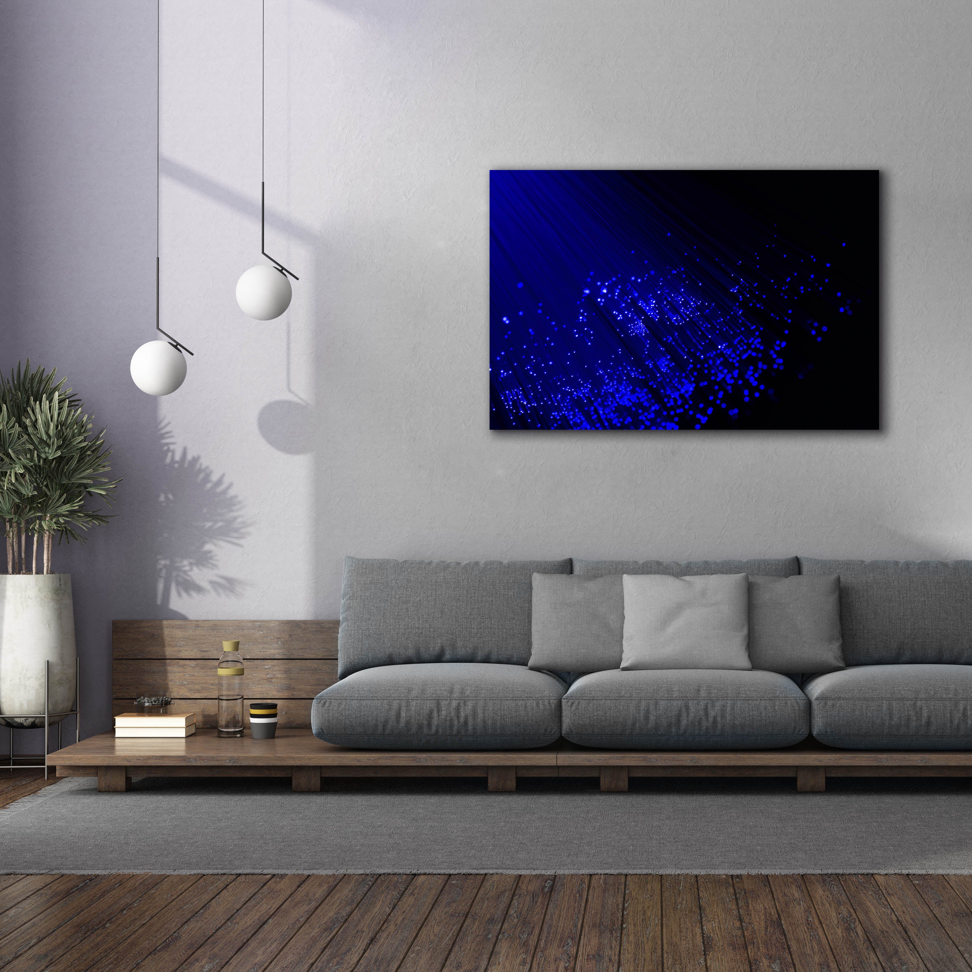 'Twilight Rain' by Epic Portfolio, Canvas Wall Art,60 x 40