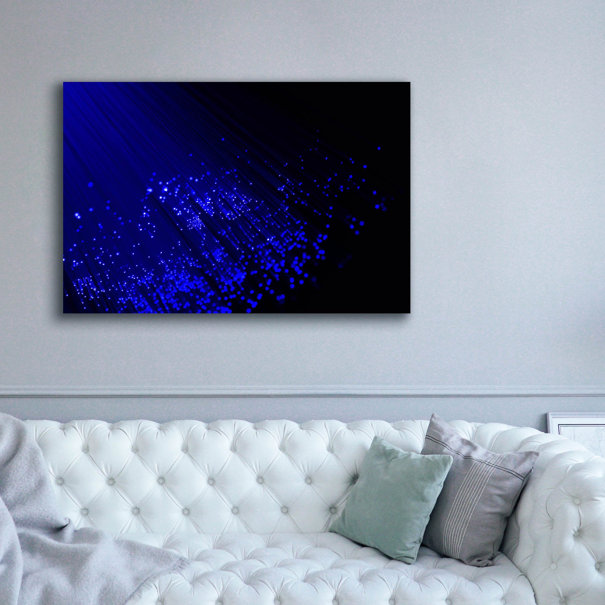 'Twilight Rain' by Epic Portfolio, Canvas Wall Art,60 x 40