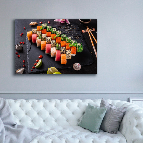 Image of 'Sushi Board' by Epic Portfolio, Canvas Wall Art,60 x 40