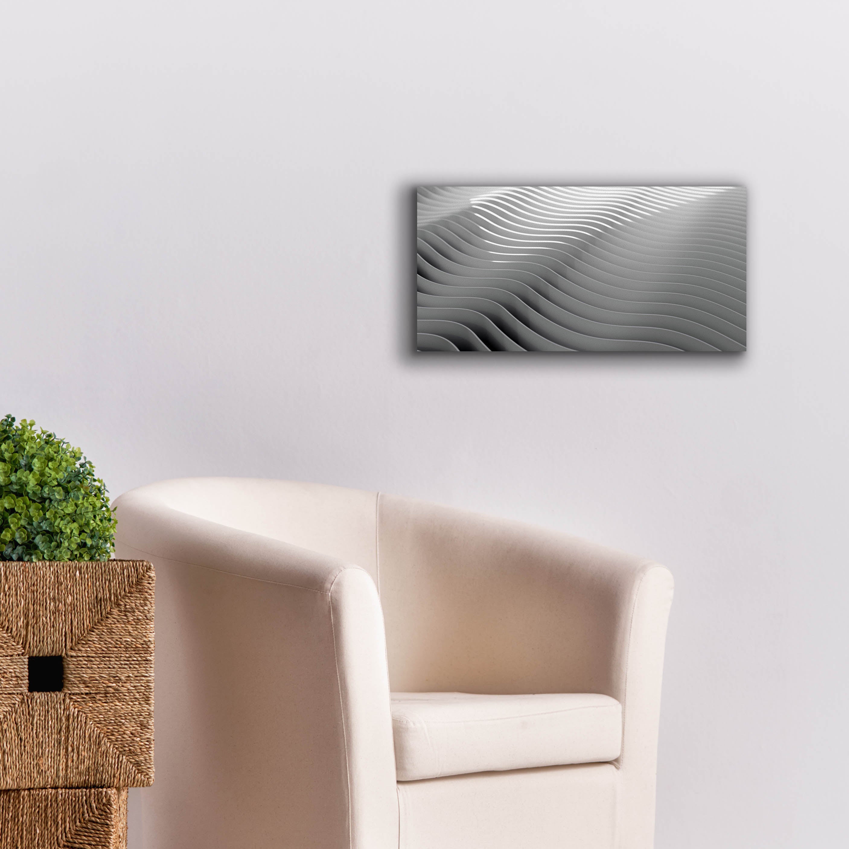 'Steel Desert' by Epic Portfolio, Canvas Wall Art,24 x 12