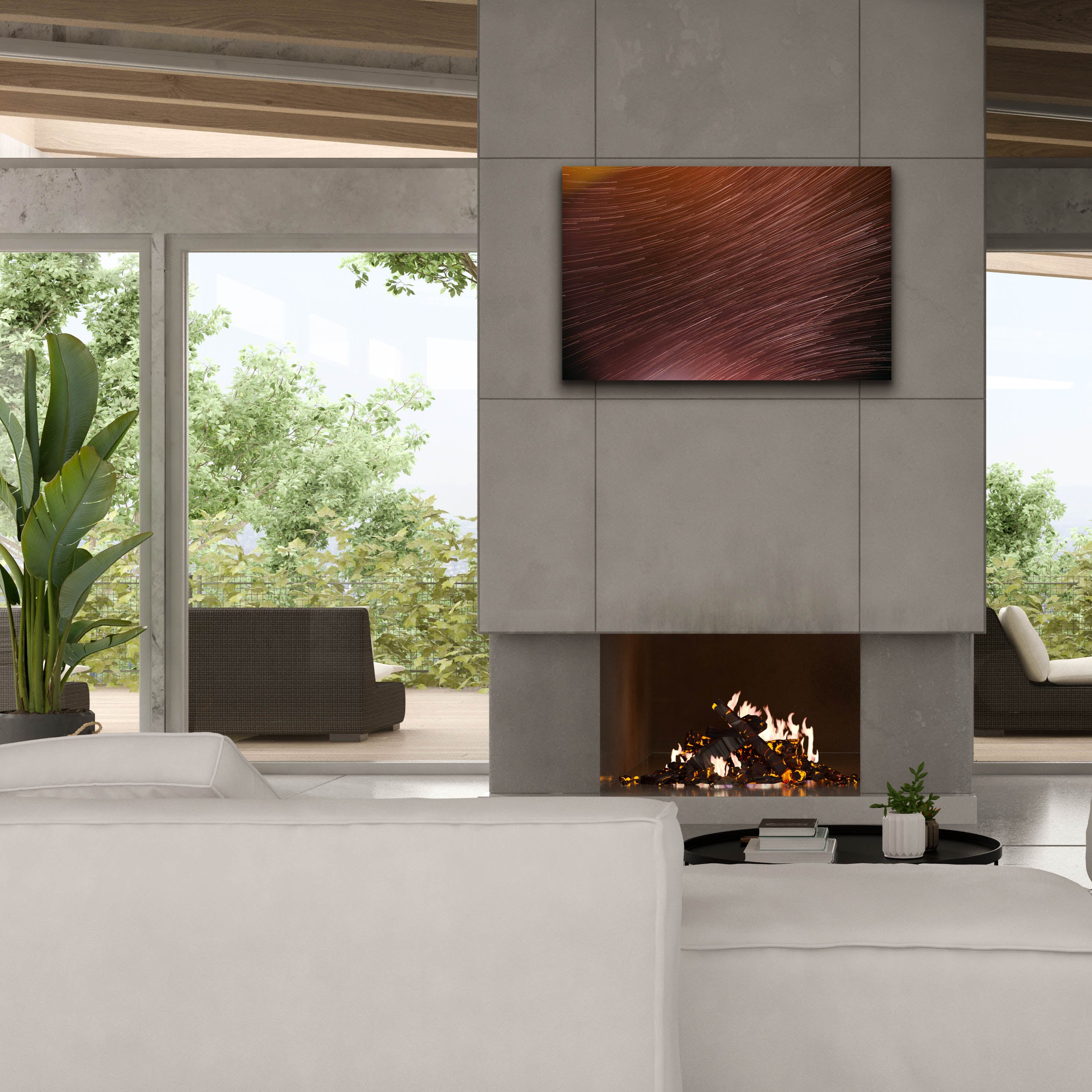 'Star Trails' by Epic Portfolio, Canvas Wall Art,40 x 26