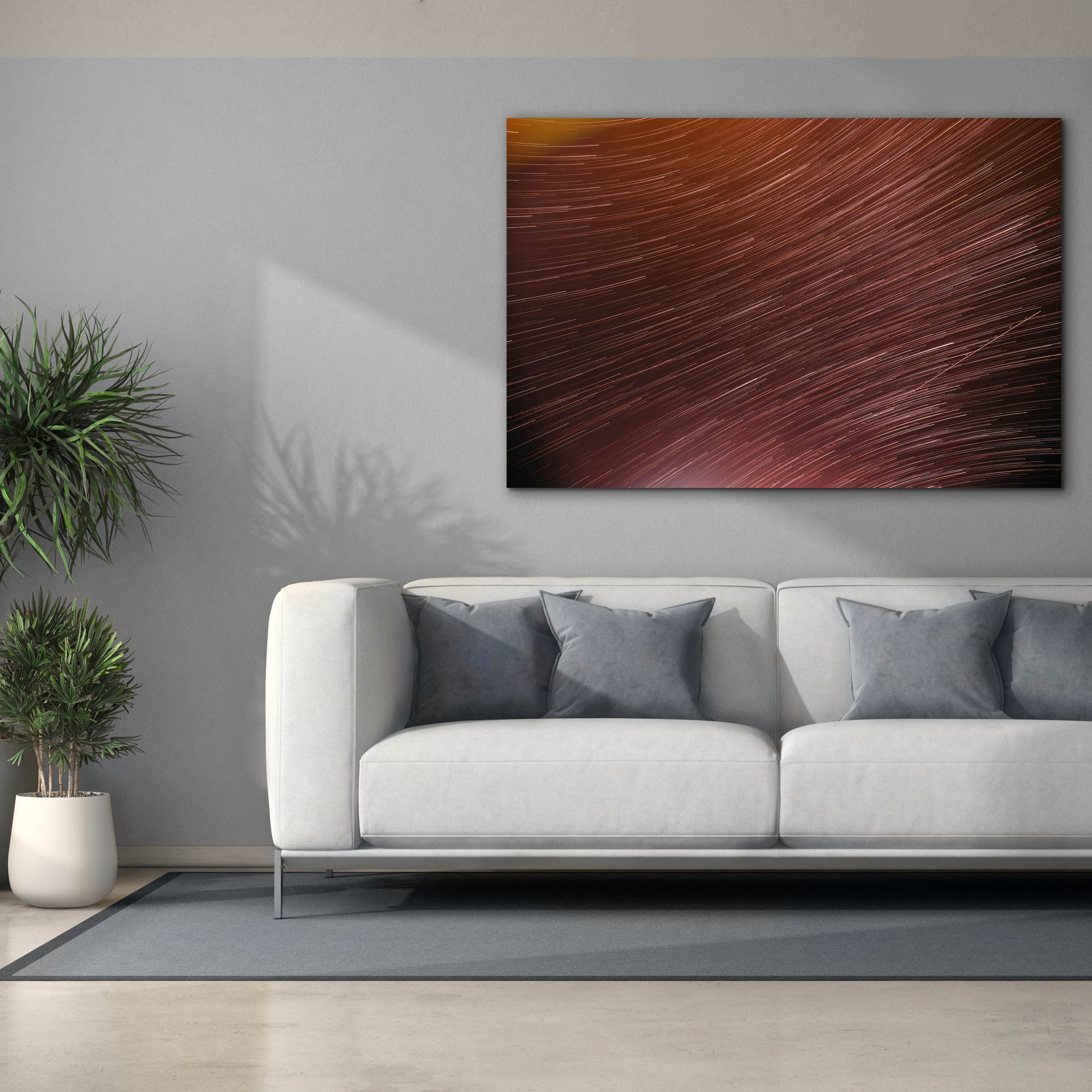 'Star Trails' by Epic Portfolio, Canvas Wall Art,60 x 40