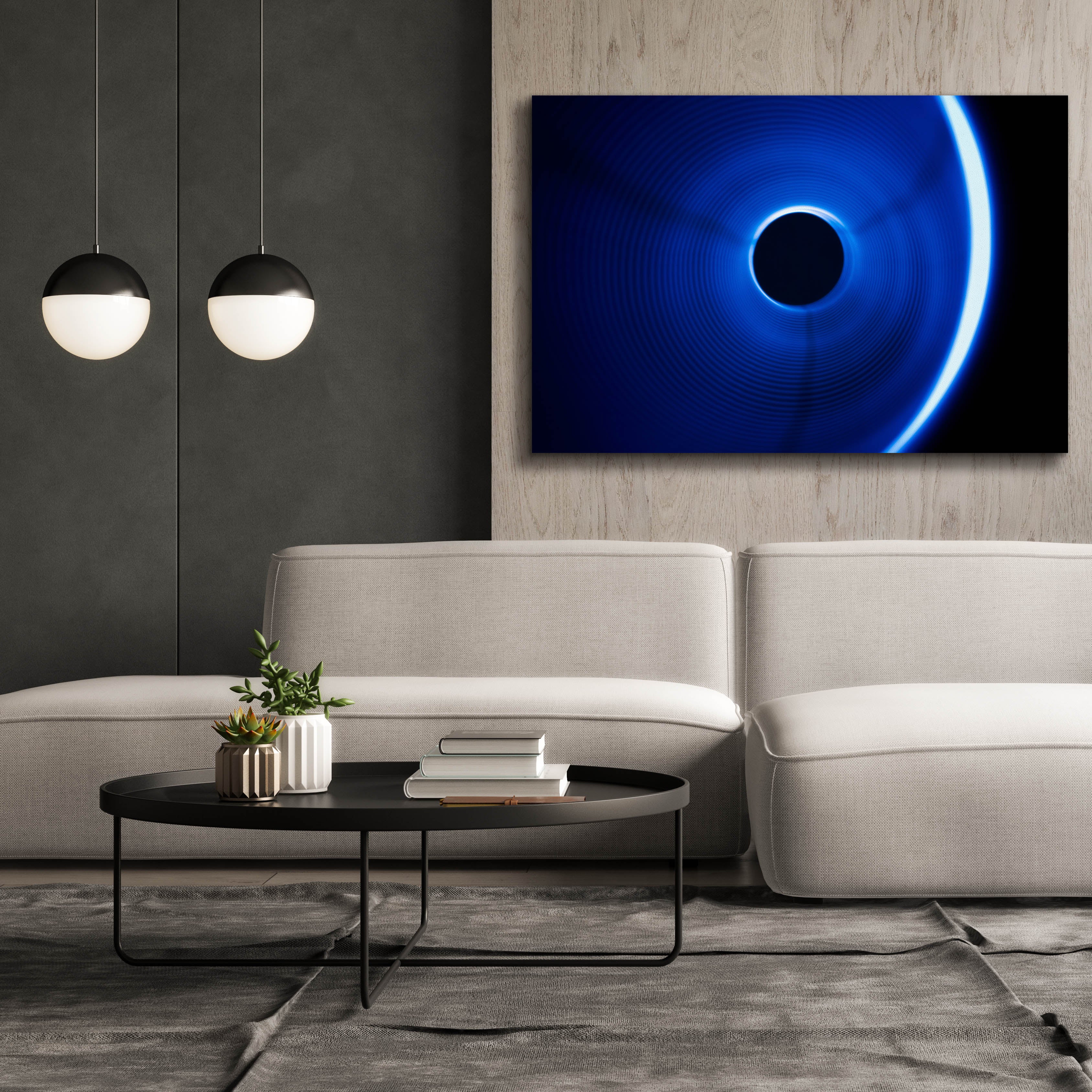 'Sound Waves' by Epic Portfolio, Canvas Wall Art,60 x 40