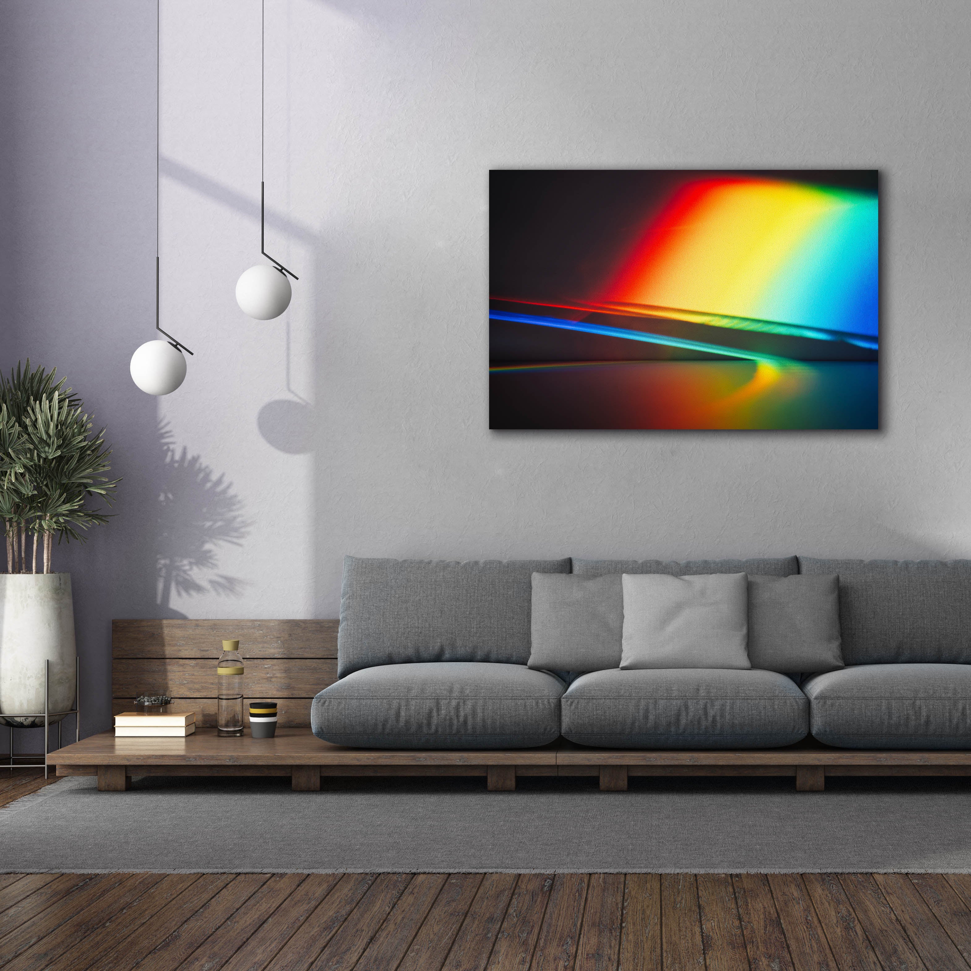 'Sculptural Prism' by Epic Portfolio, Canvas Wall Art,60 x 40