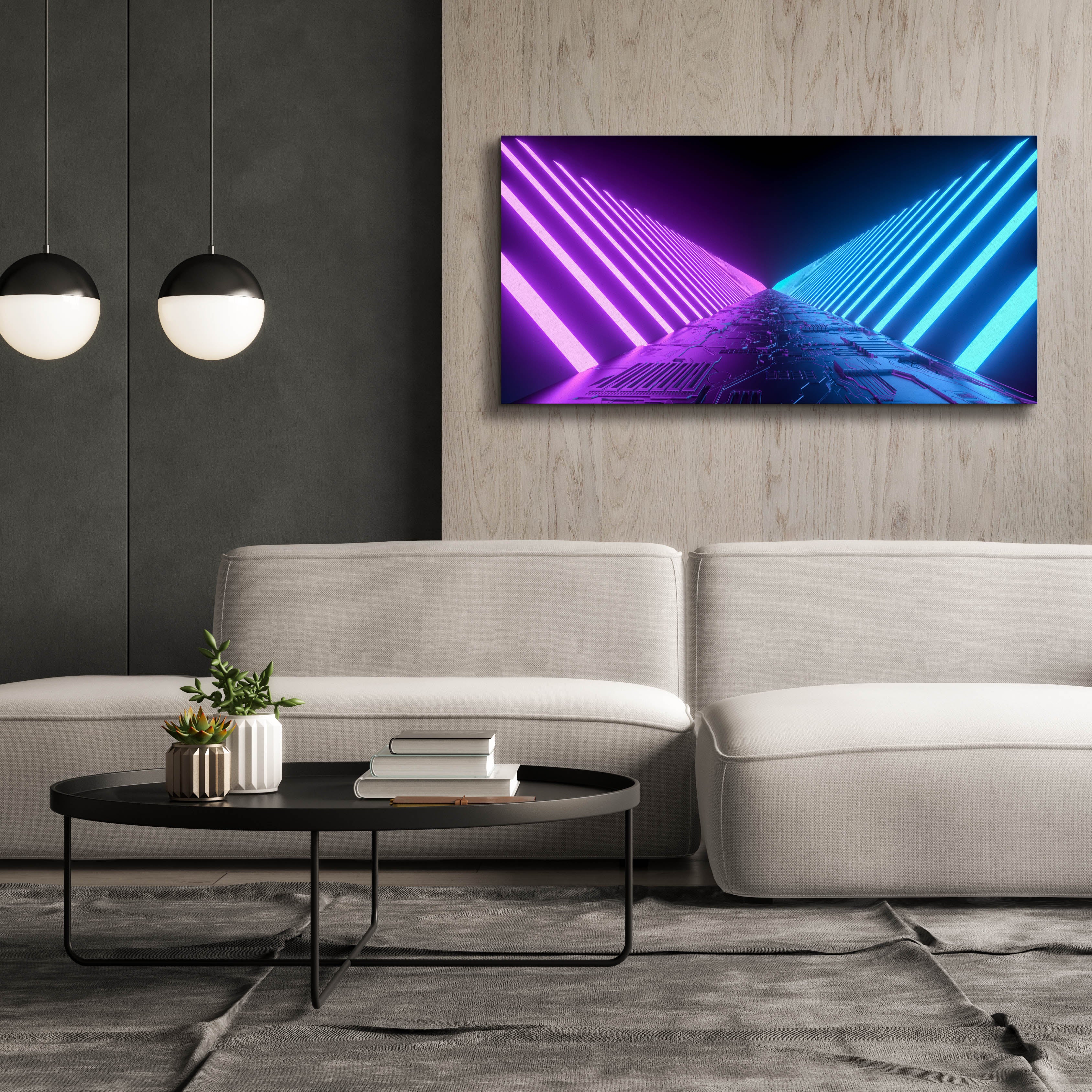 'Sci Fi Road' by Epic Portfolio, Canvas Wall Art,60 x 30
