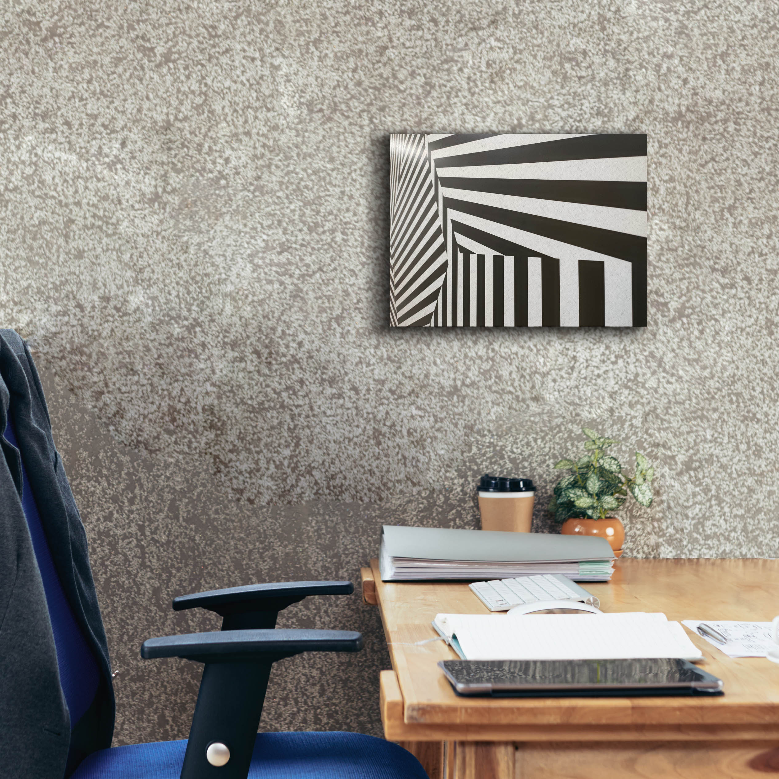 'Runover Zebra' by Epic Portfolio, Canvas Wall Art,16 x 12
