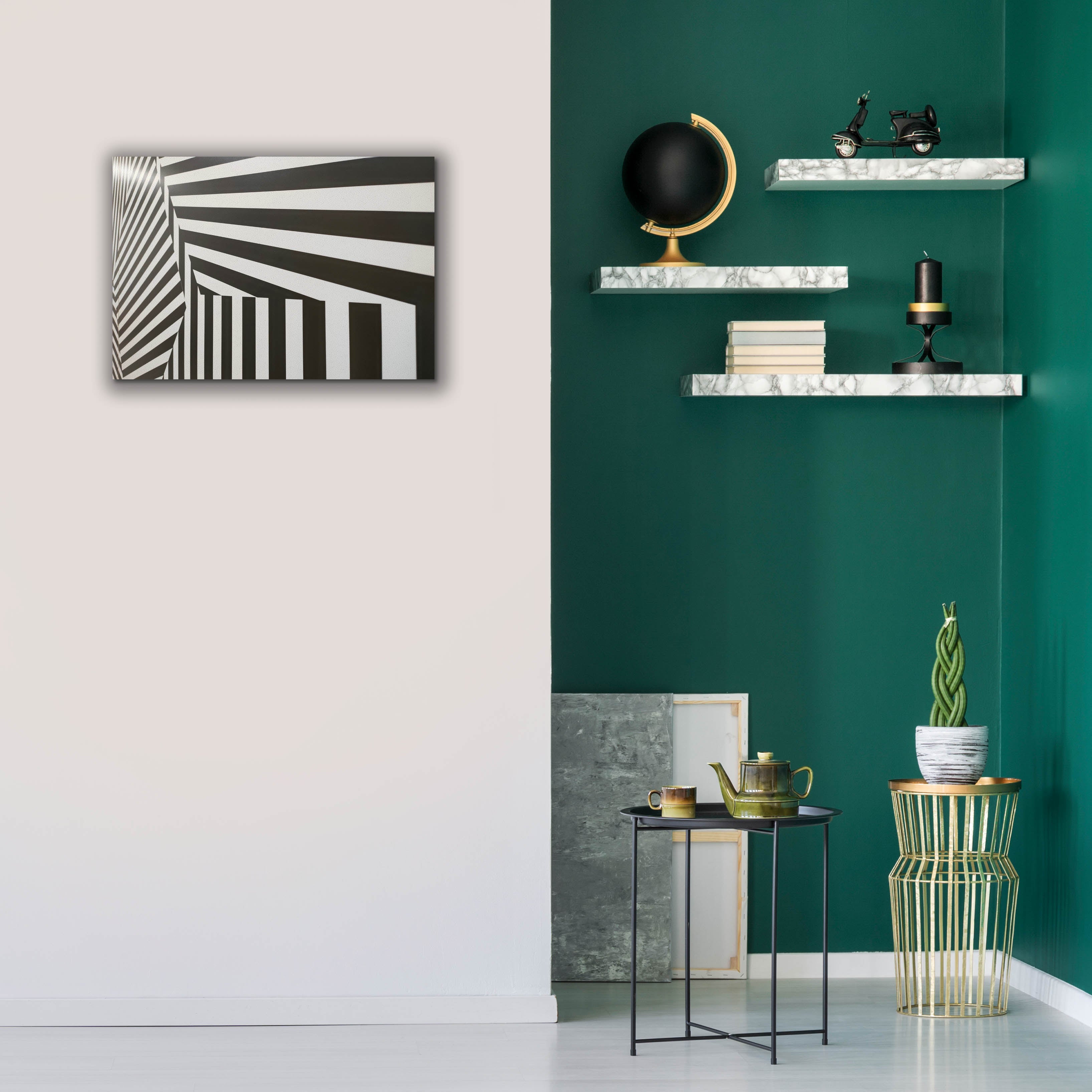'Runover Zebra' by Epic Portfolio, Canvas Wall Art,26 x 18