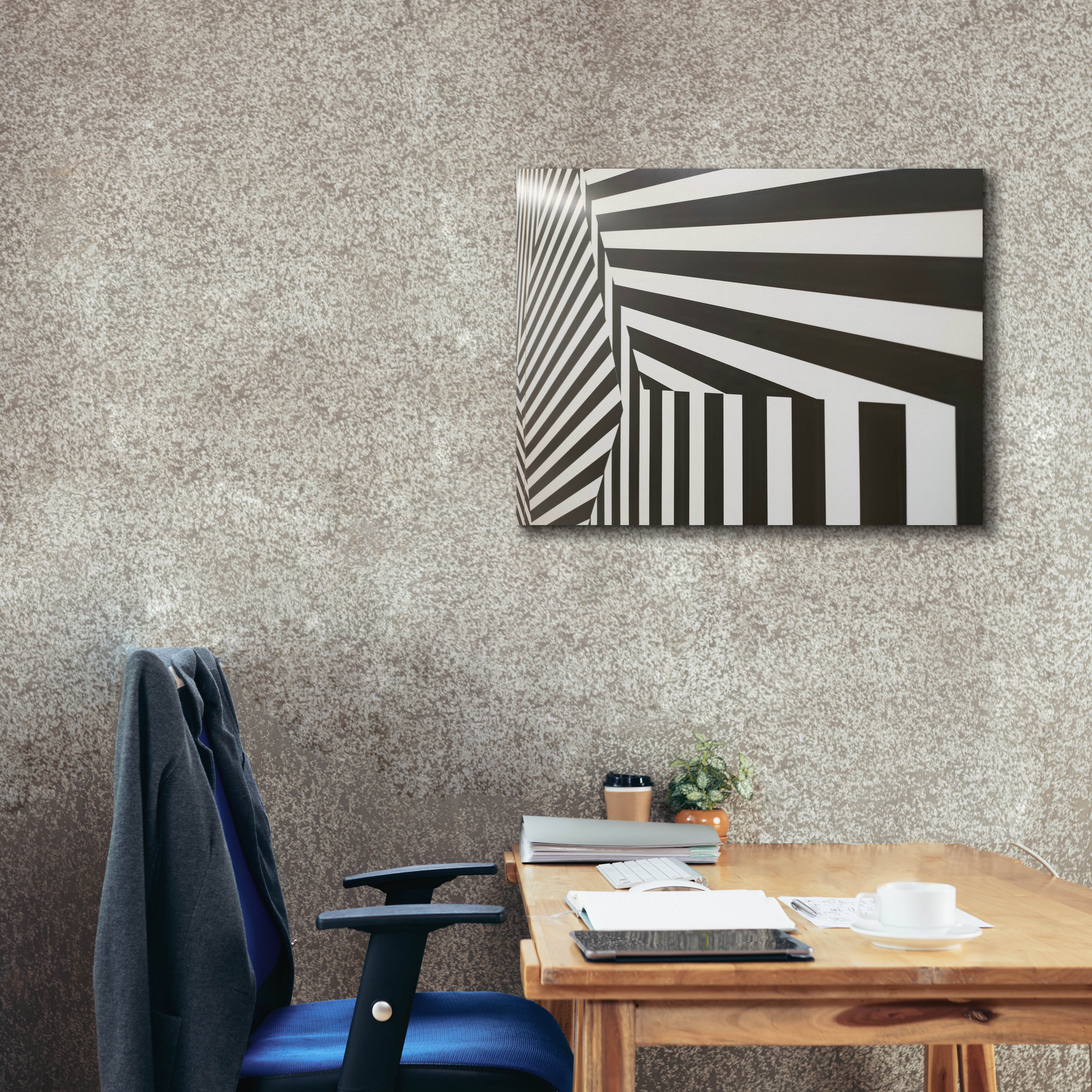 'Runover Zebra' by Epic Portfolio, Canvas Wall Art,34 x 26
