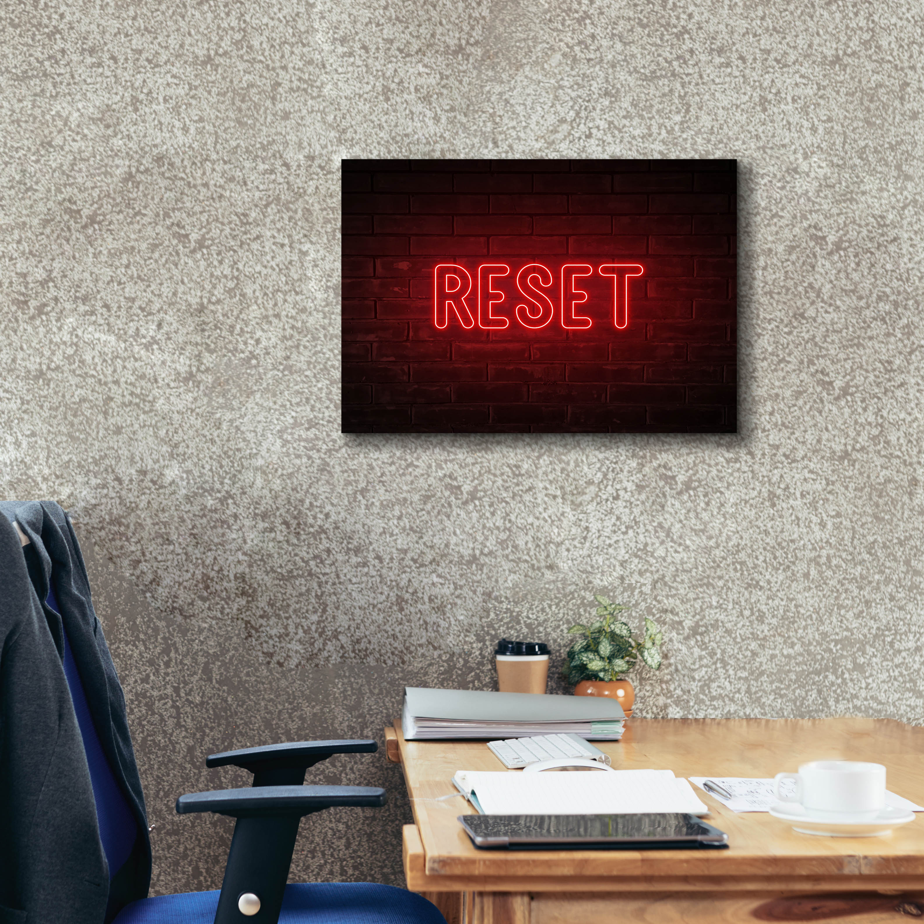 'Reset' by Epic Portfolio, Canvas Wall Art,26 x 18