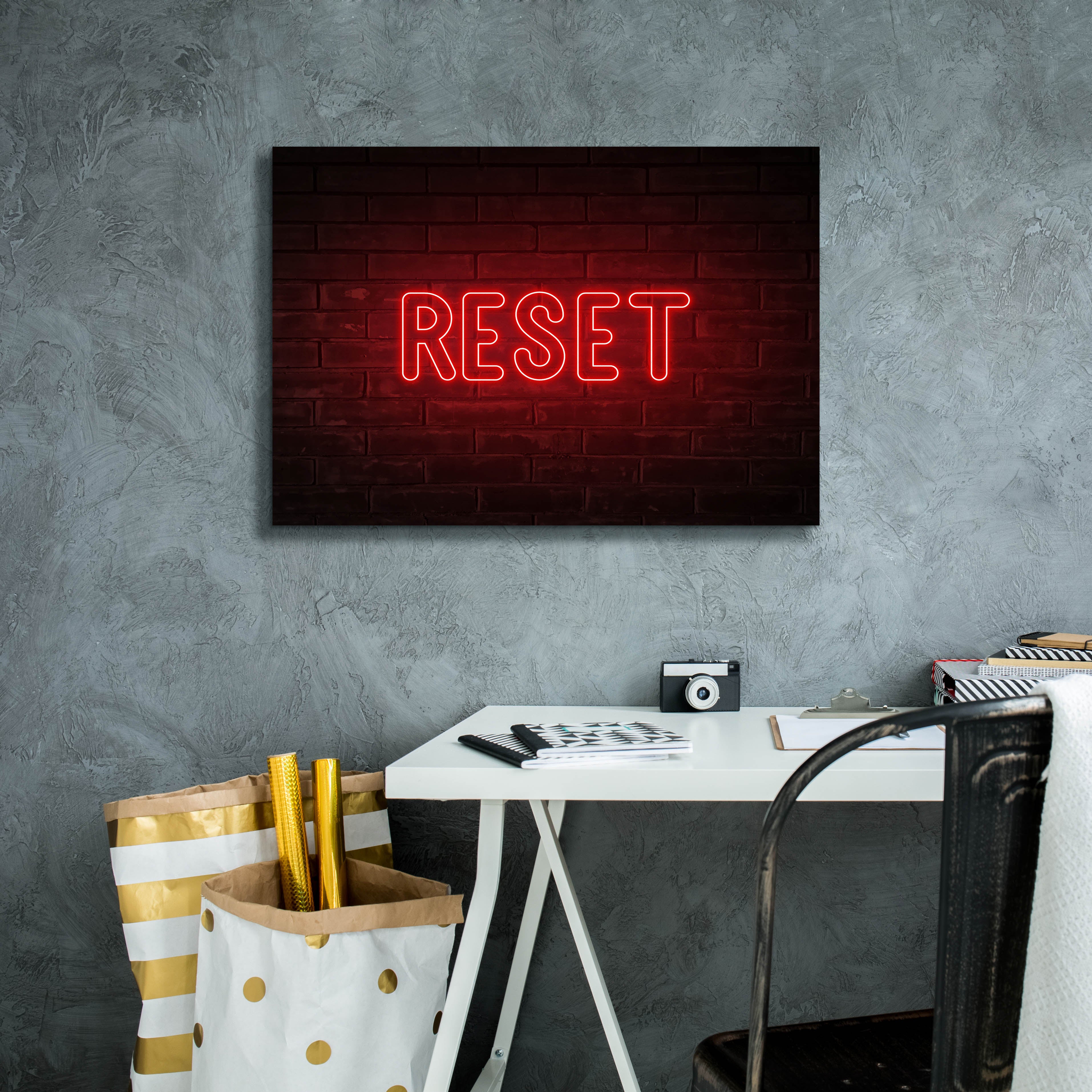 'Reset' by Epic Portfolio, Canvas Wall Art,26 x 18