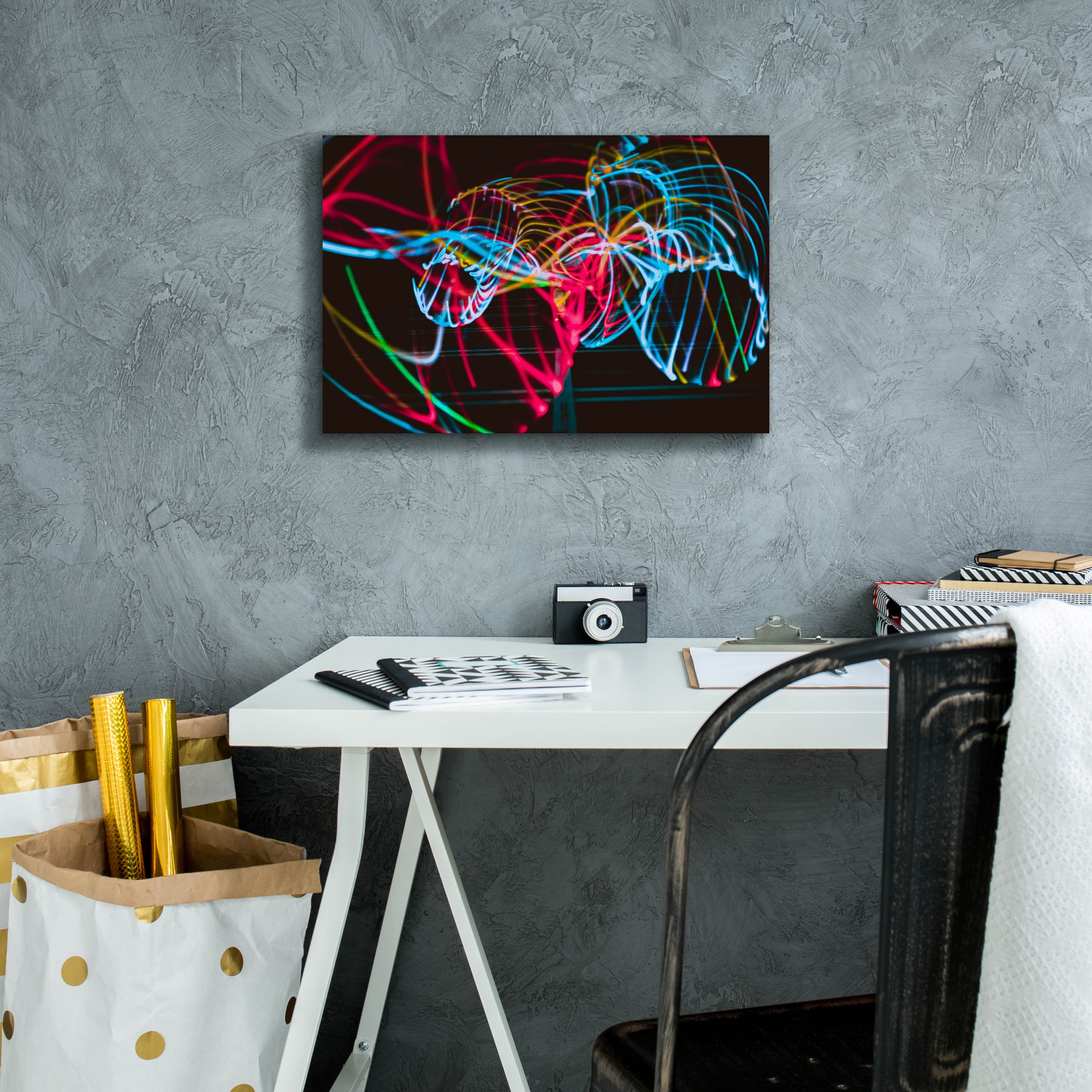 'Raving In Barcelona' by Epic Portfolio, Canvas Wall Art,18 x 12