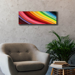'Rainbow Hill' by Epic Portfolio, Canvas Wall Art,36 x 12