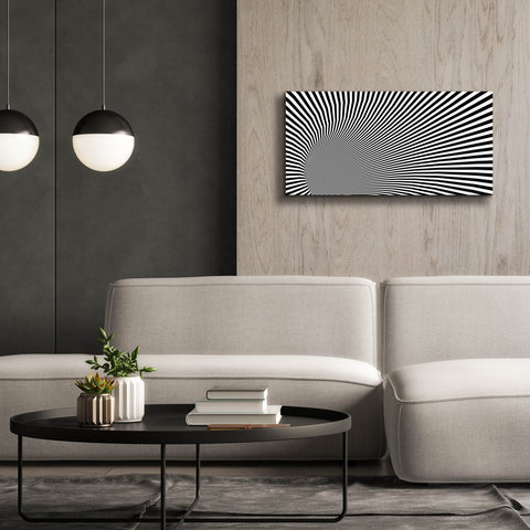 Image of 'Psychedelic Twisted Circle' by Epic Portfolio, Canvas Wall Art,40 x 20