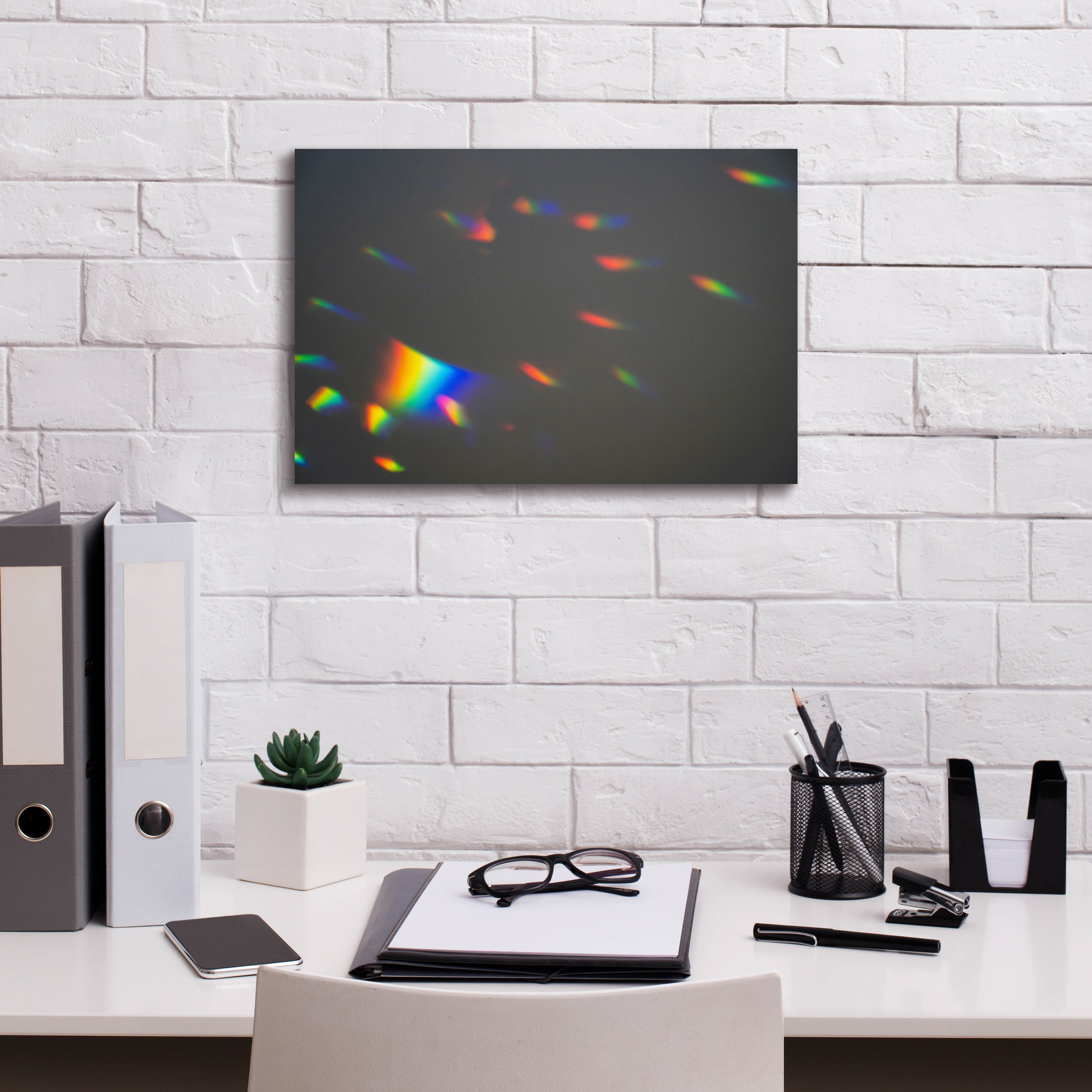 'Prism Rainbow 2' by Epic Portfolio, Canvas Wall Art,18 x 12