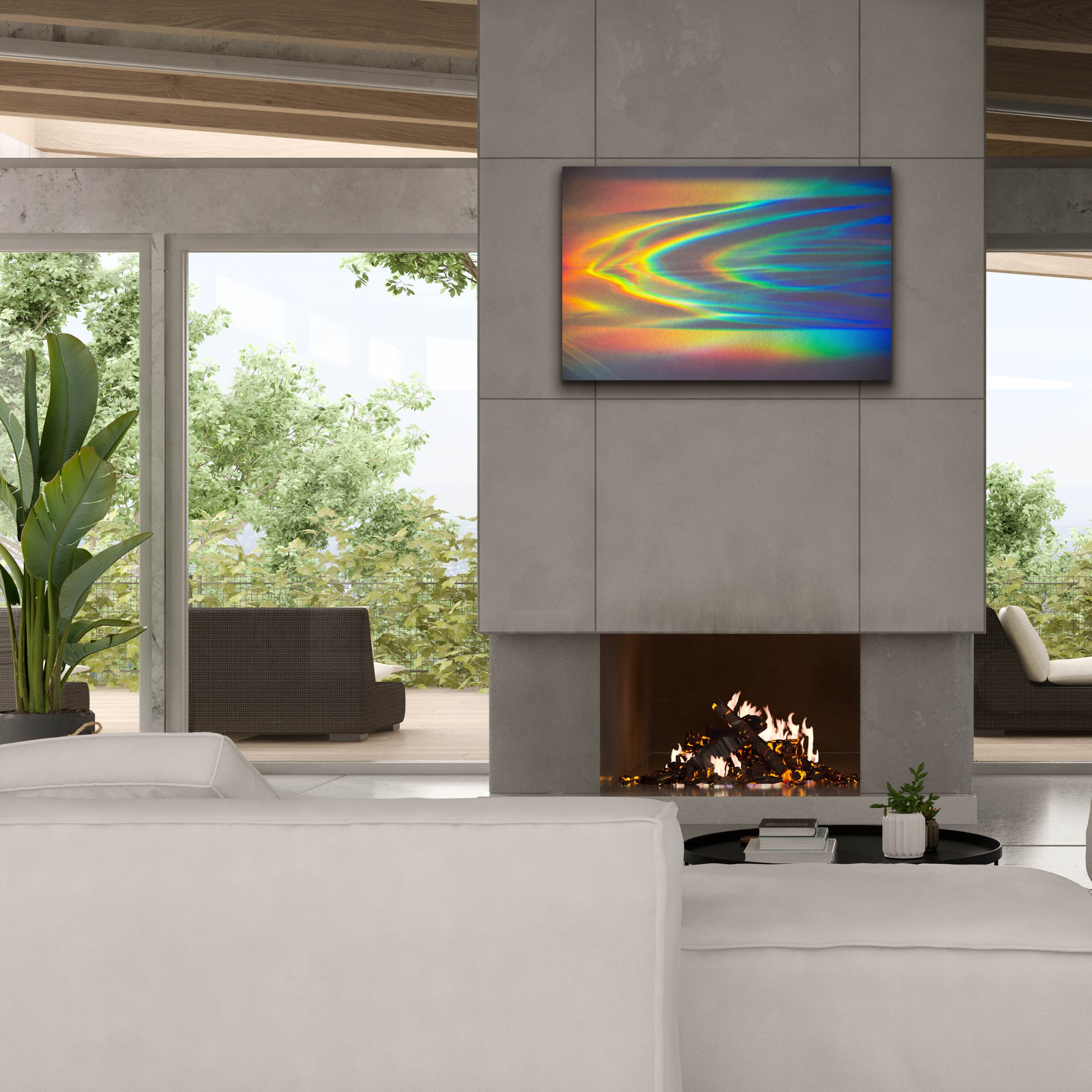 'Prism Ocean' by Epic Portfolio, Canvas Wall Art,40 x 26