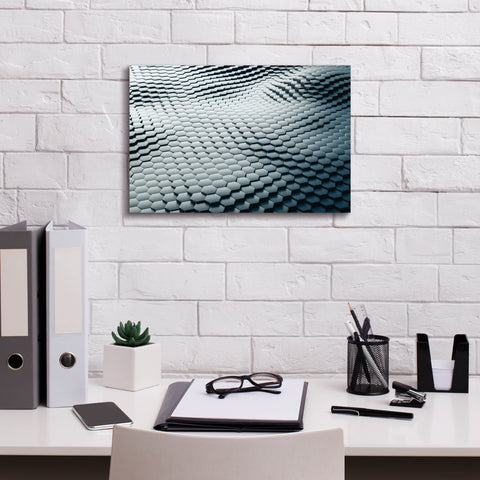 Image of 'Platinum Snake' by Epic Portfolio, Canvas Wall Art,18 x 12