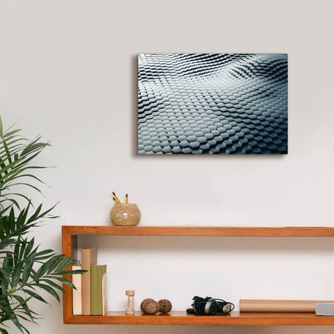 Image of 'Platinum Snake' by Epic Portfolio, Canvas Wall Art,18 x 12