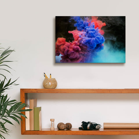 Image of 'Pink Smokey Haze' by Epic Portfolio, Canvas Wall Art,18 x 12