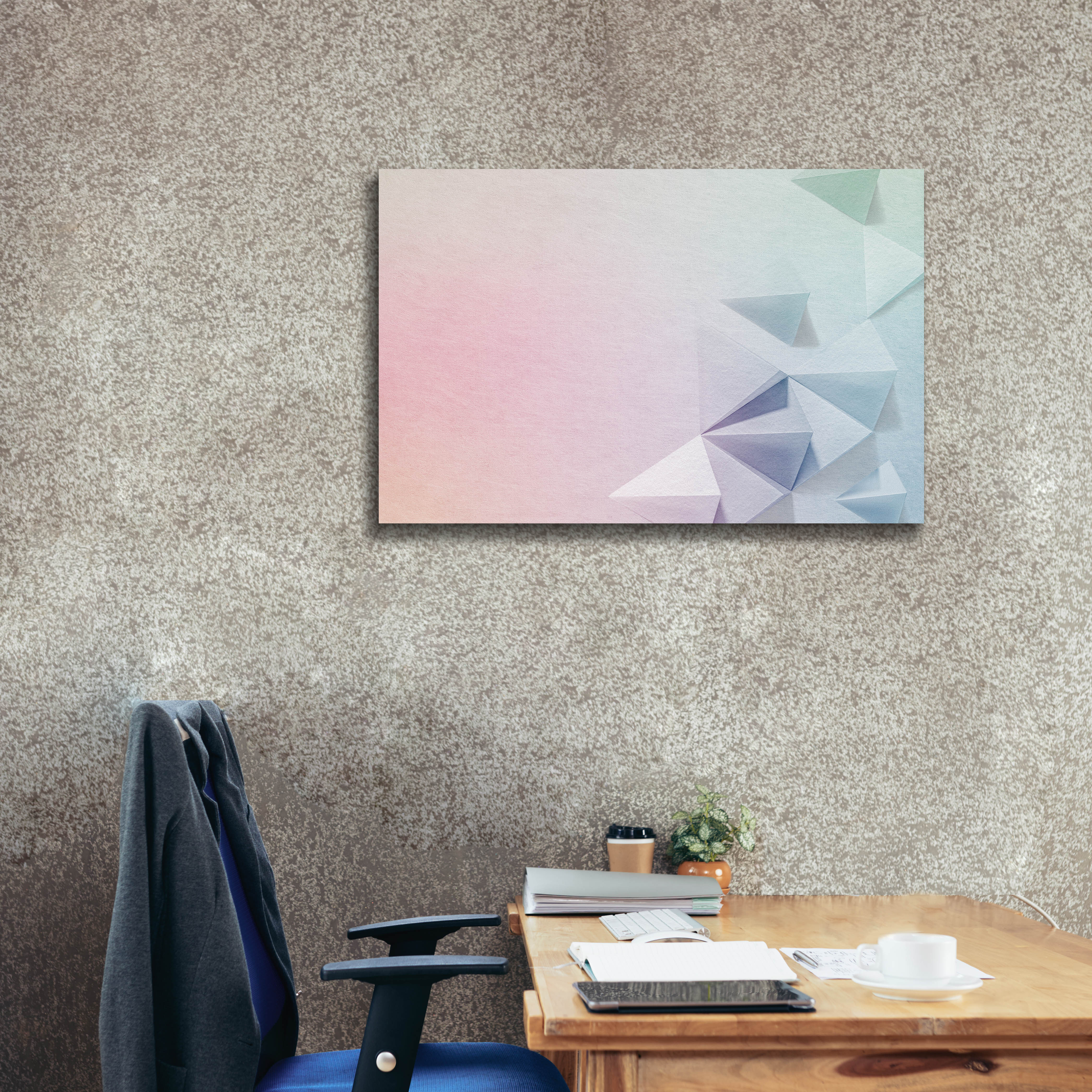 'Pastel Oregome' by Epic Portfolio, Canvas Wall Art,40 x 26