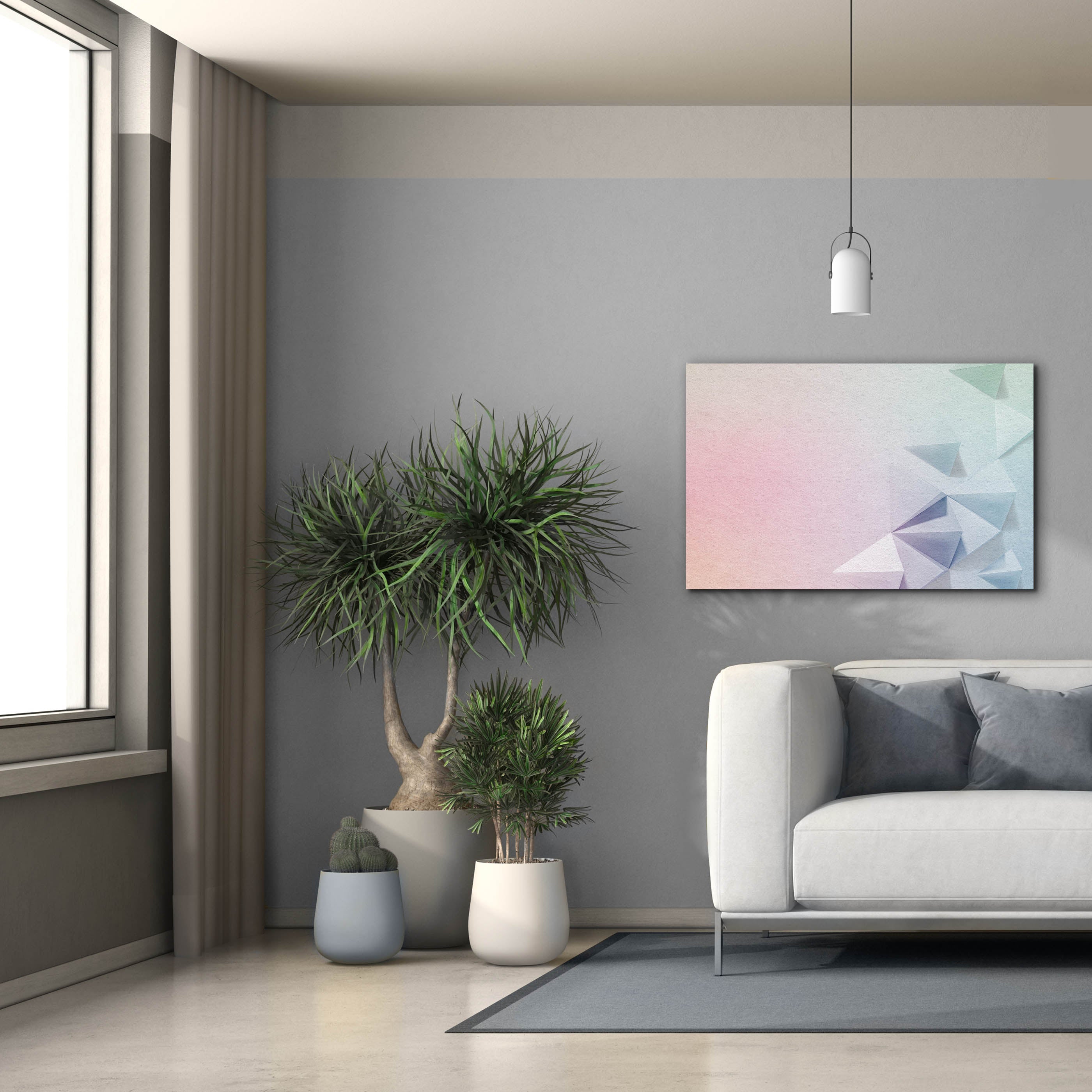 'Pastel Oregome' by Epic Portfolio, Canvas Wall Art,40 x 26