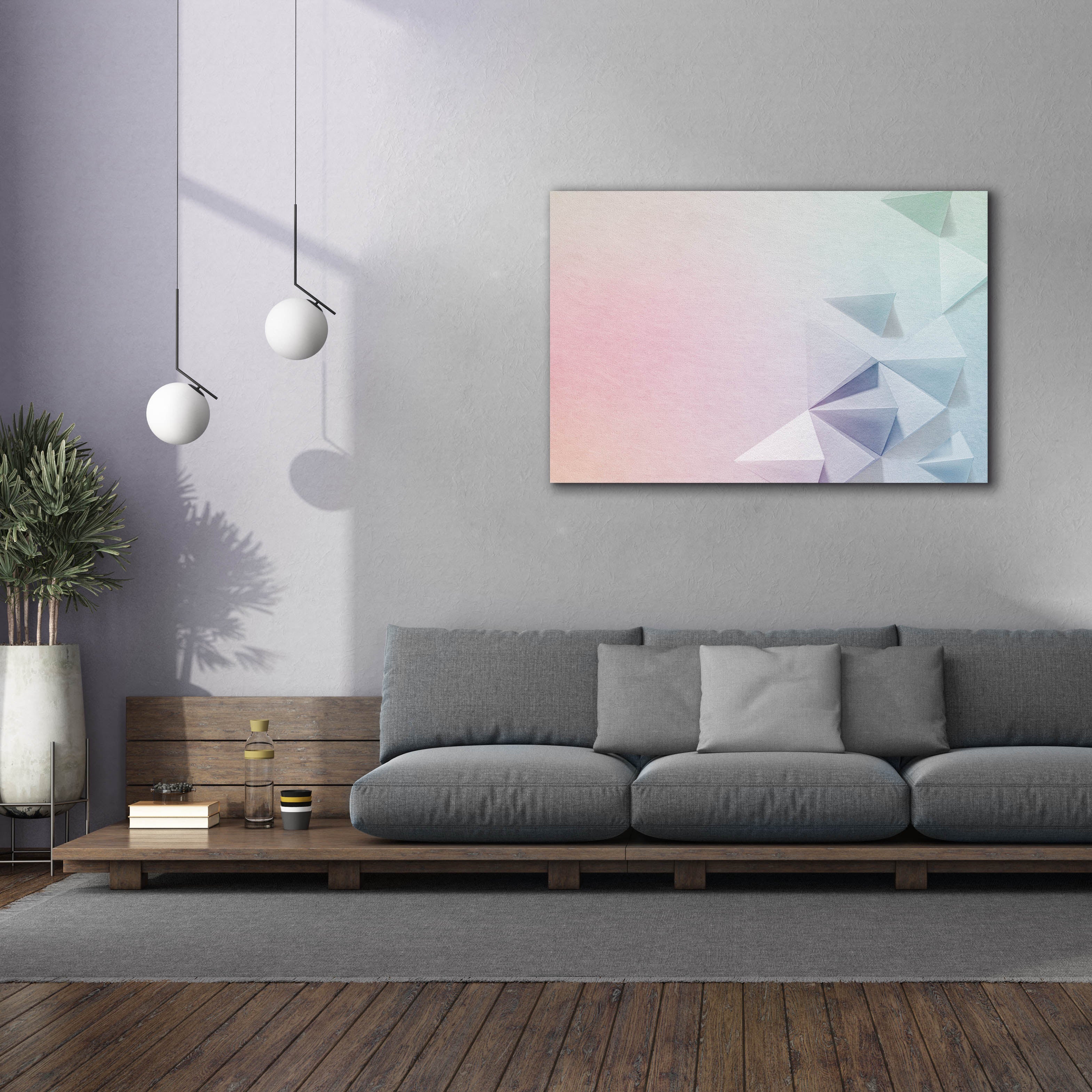 'Pastel Oregome' by Epic Portfolio, Canvas Wall Art,60 x 40