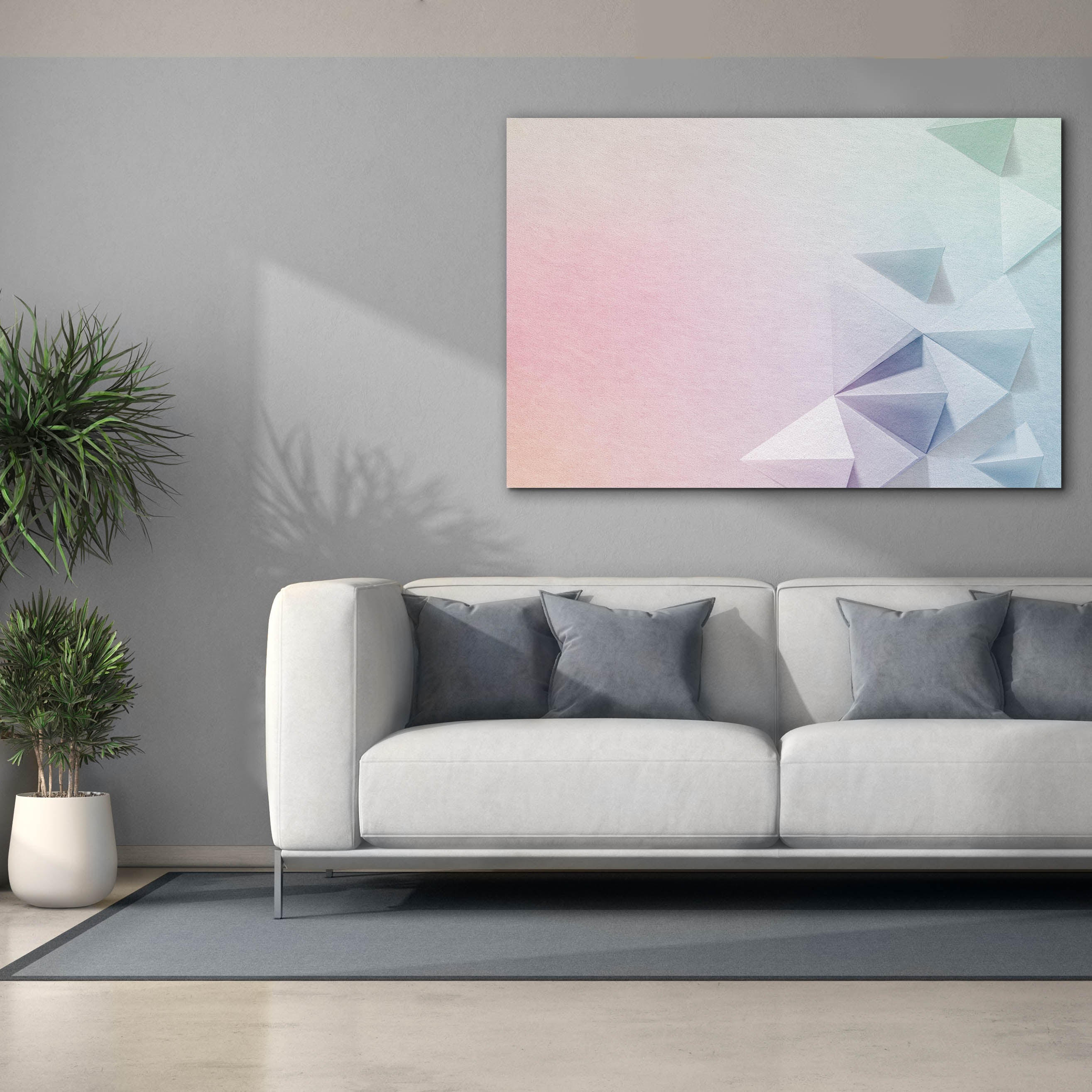 'Pastel Oregome' by Epic Portfolio, Canvas Wall Art,60 x 40