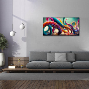 'Painterly Tentacles' by Epic Portfolio, Canvas Wall Art,60 x 30