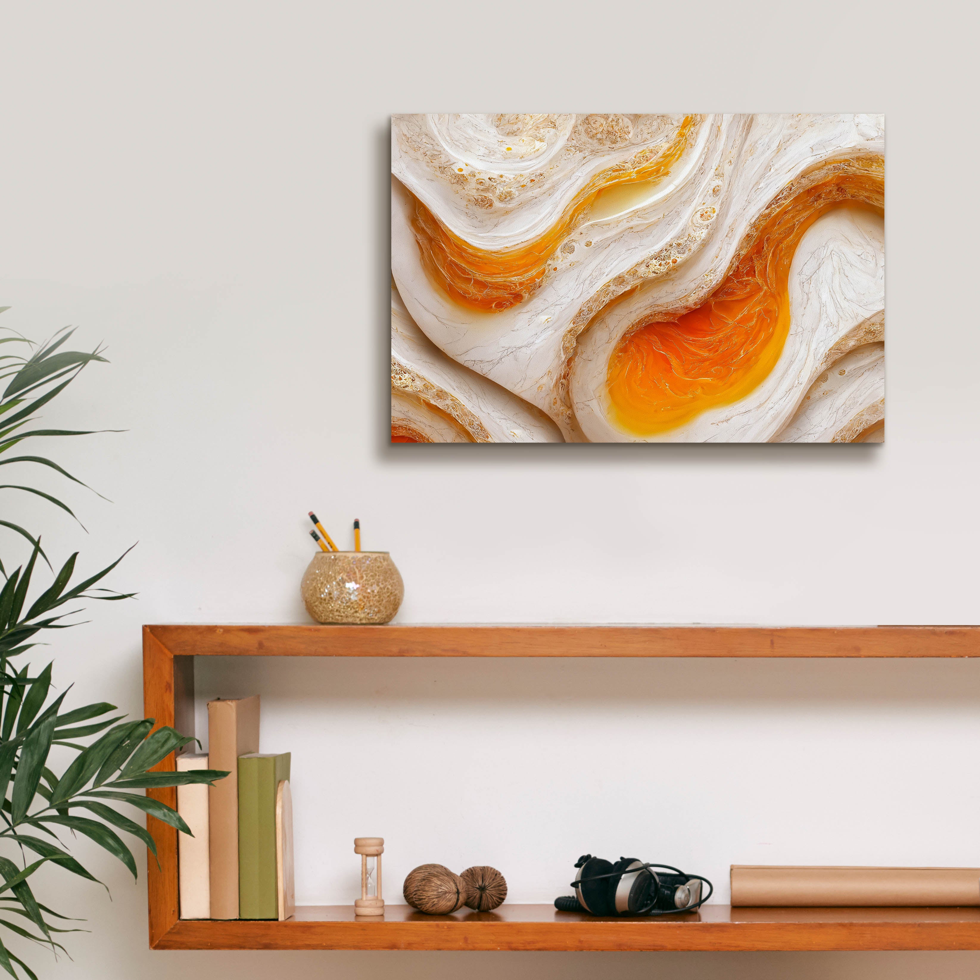 'Over Easy' by Epic Portfolio, Canvas Wall Art,18 x 12