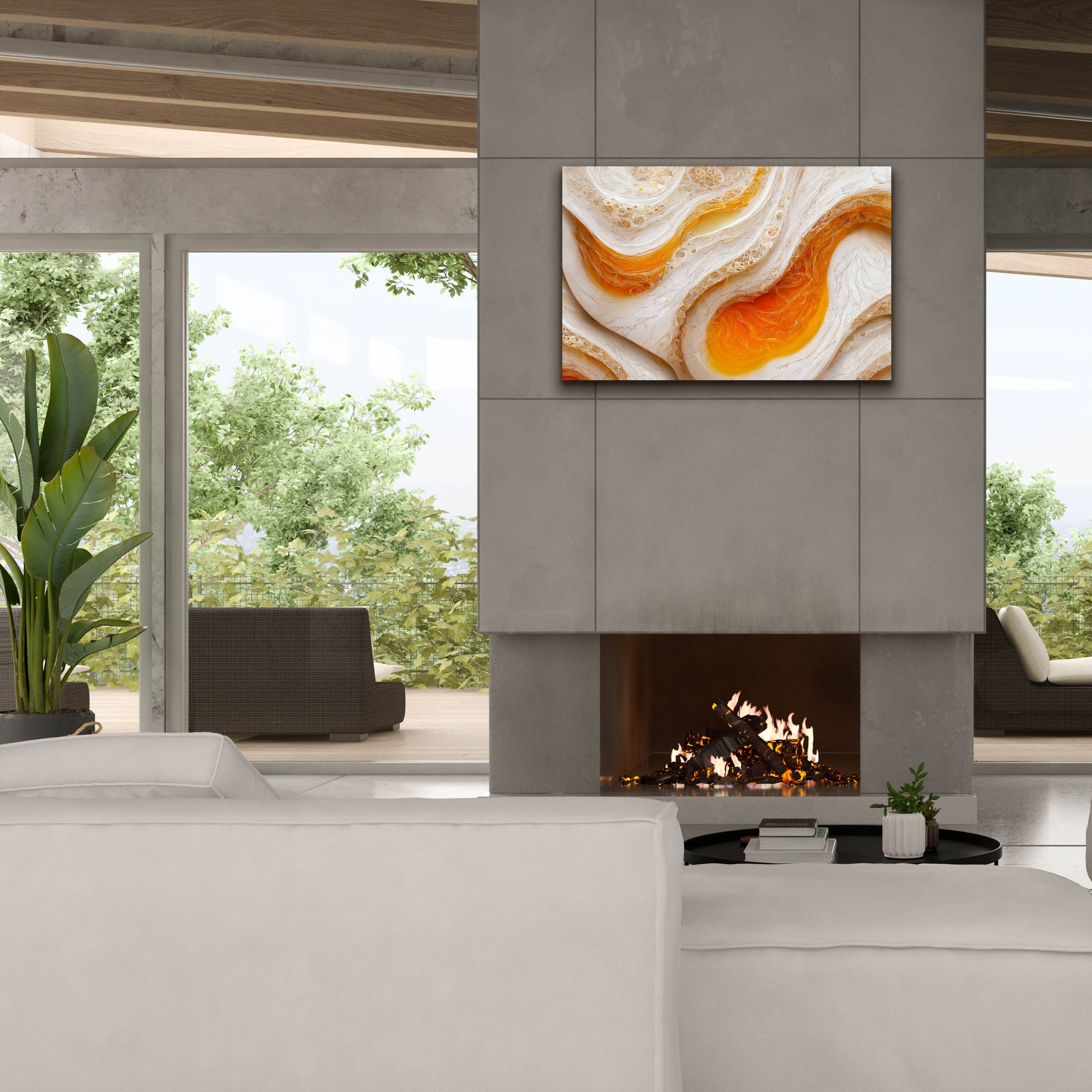 'Over Easy' by Epic Portfolio, Canvas Wall Art,40 x 26