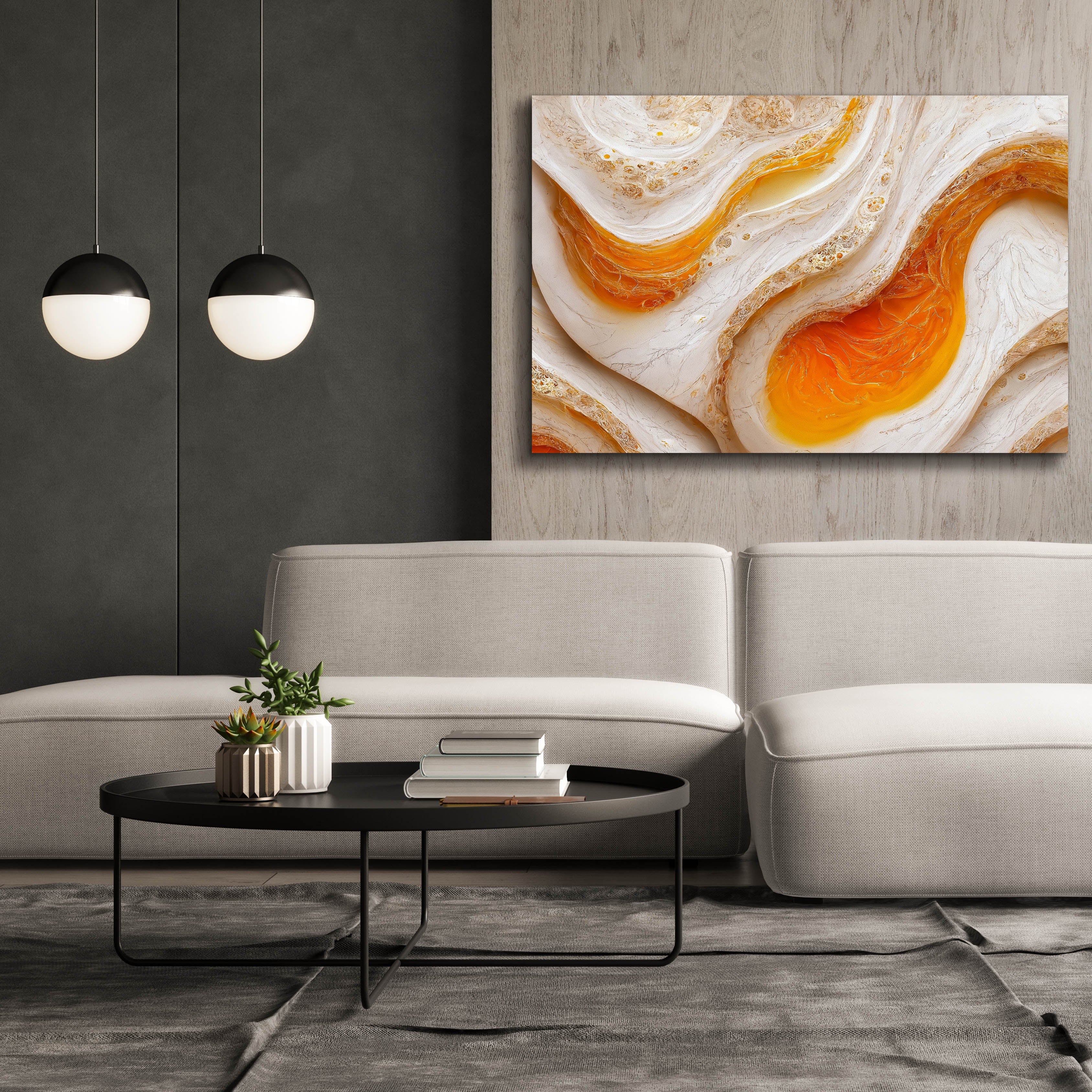 'Over Easy' by Epic Portfolio, Canvas Wall Art,60 x 40