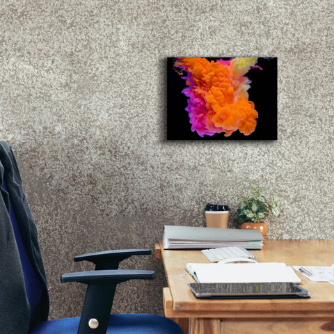 Image of 'Orange Burst' by Epic Portfolio, Canvas Wall Art,16 x 12