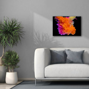 'Orange Burst' by Epic Portfolio, Canvas Wall Art,26 x 18