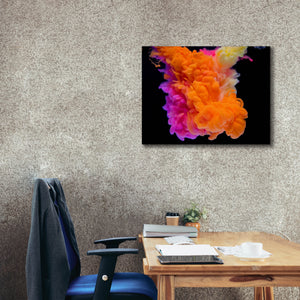 'Orange Burst' by Epic Portfolio, Canvas Wall Art,34 x 26