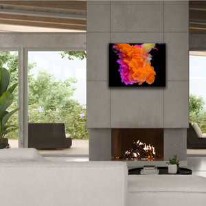 'Orange Burst' by Epic Portfolio, Canvas Wall Art,34 x 26
