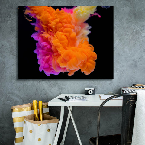 Image of 'Orange Burst' by Epic Portfolio, Canvas Wall Art,34 x 26