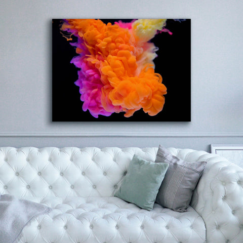Image of 'Orange Burst' by Epic Portfolio, Canvas Wall Art,54 x 40