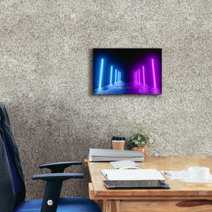 'Neon Runway' by Epic Portfolio, Canvas Wall Art,18 x 12