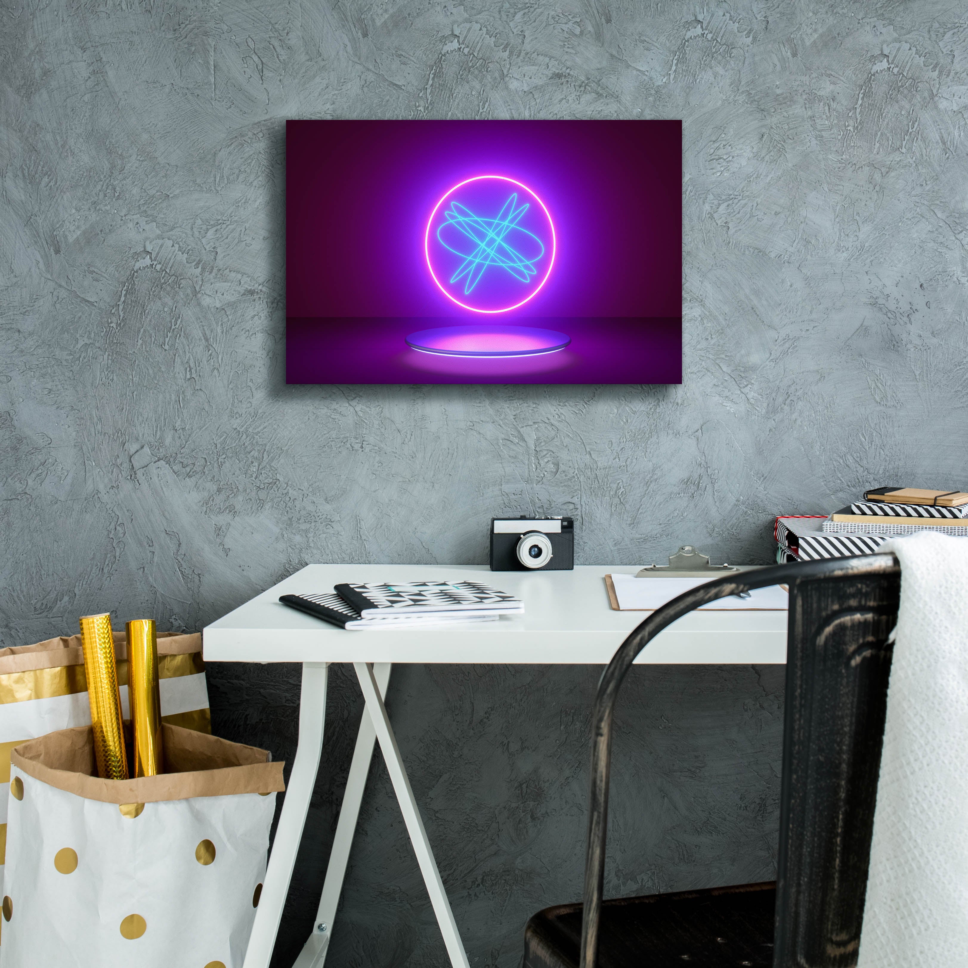 'Neon Reactor' by Epic Portfolio, Canvas Wall Art,18 x 12
