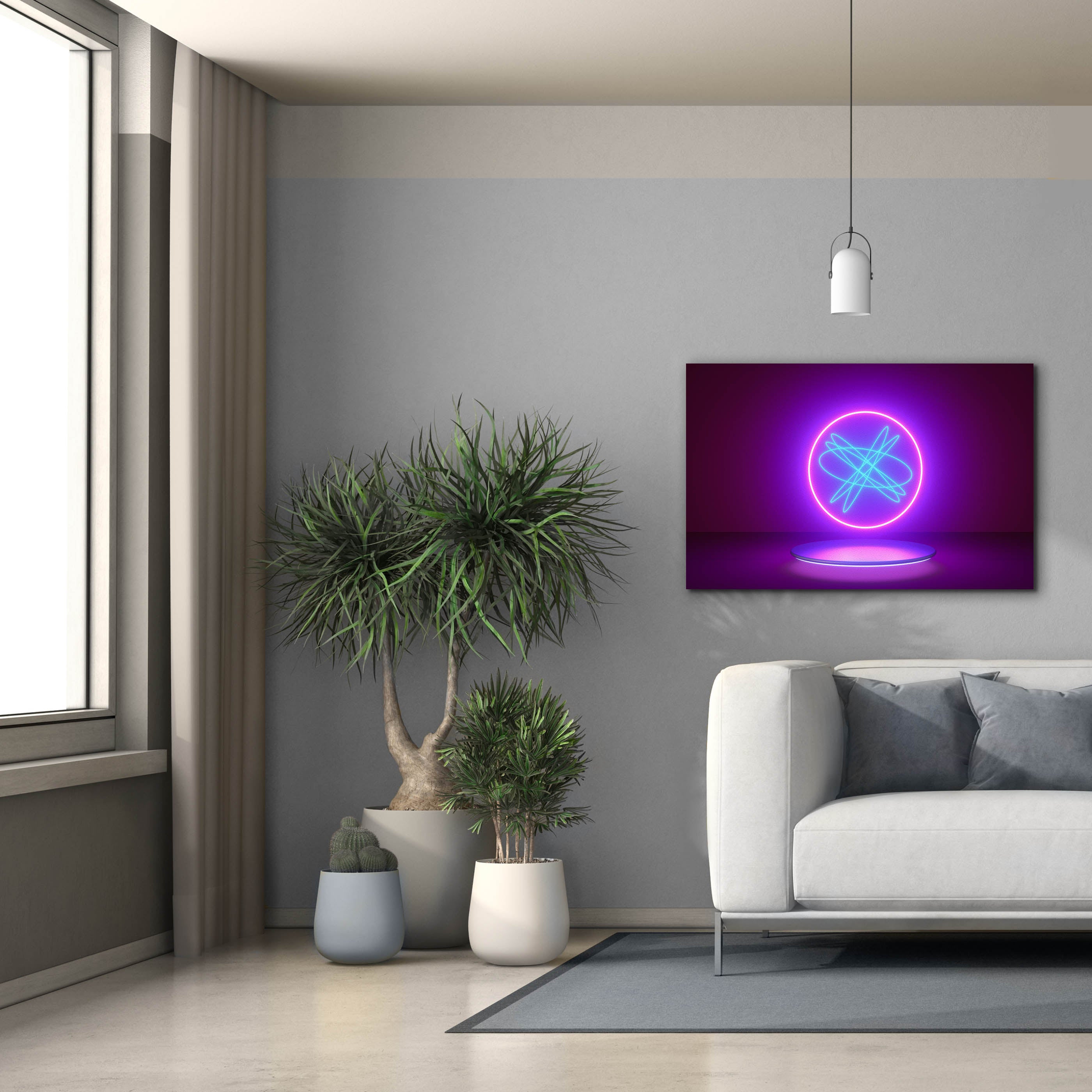 'Neon Reactor' by Epic Portfolio, Canvas Wall Art,40 x 26