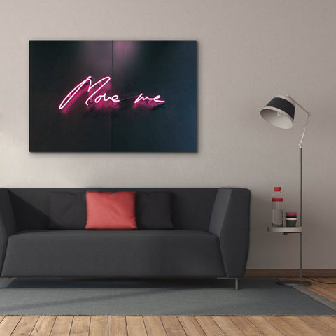 Image of 'Move Me In Neon Pink' by Epic Portfolio, Canvas Wall Art,60 x 40