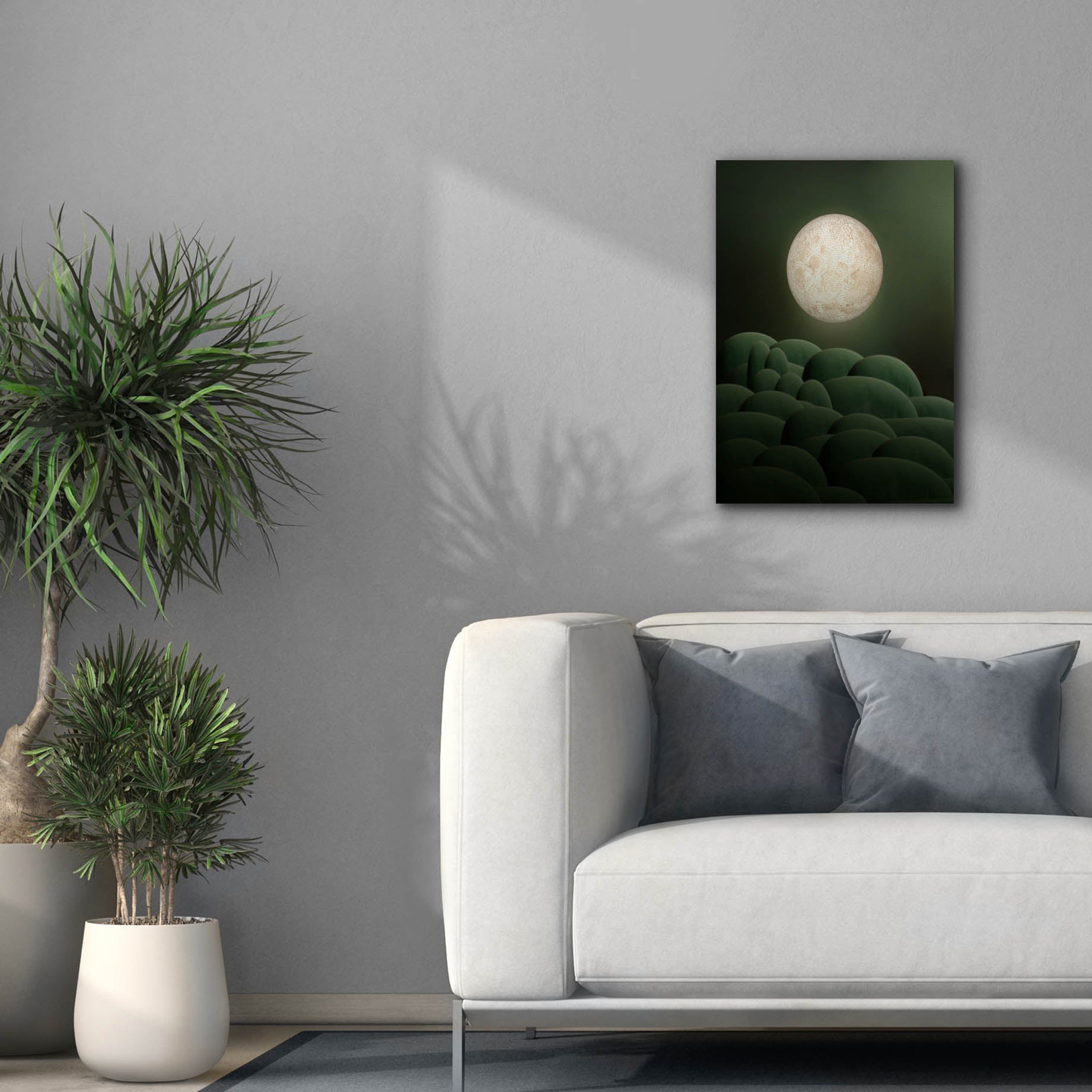 'Moon Mountain' by Epic Portfolio, Canvas Wall Art,18 x 26