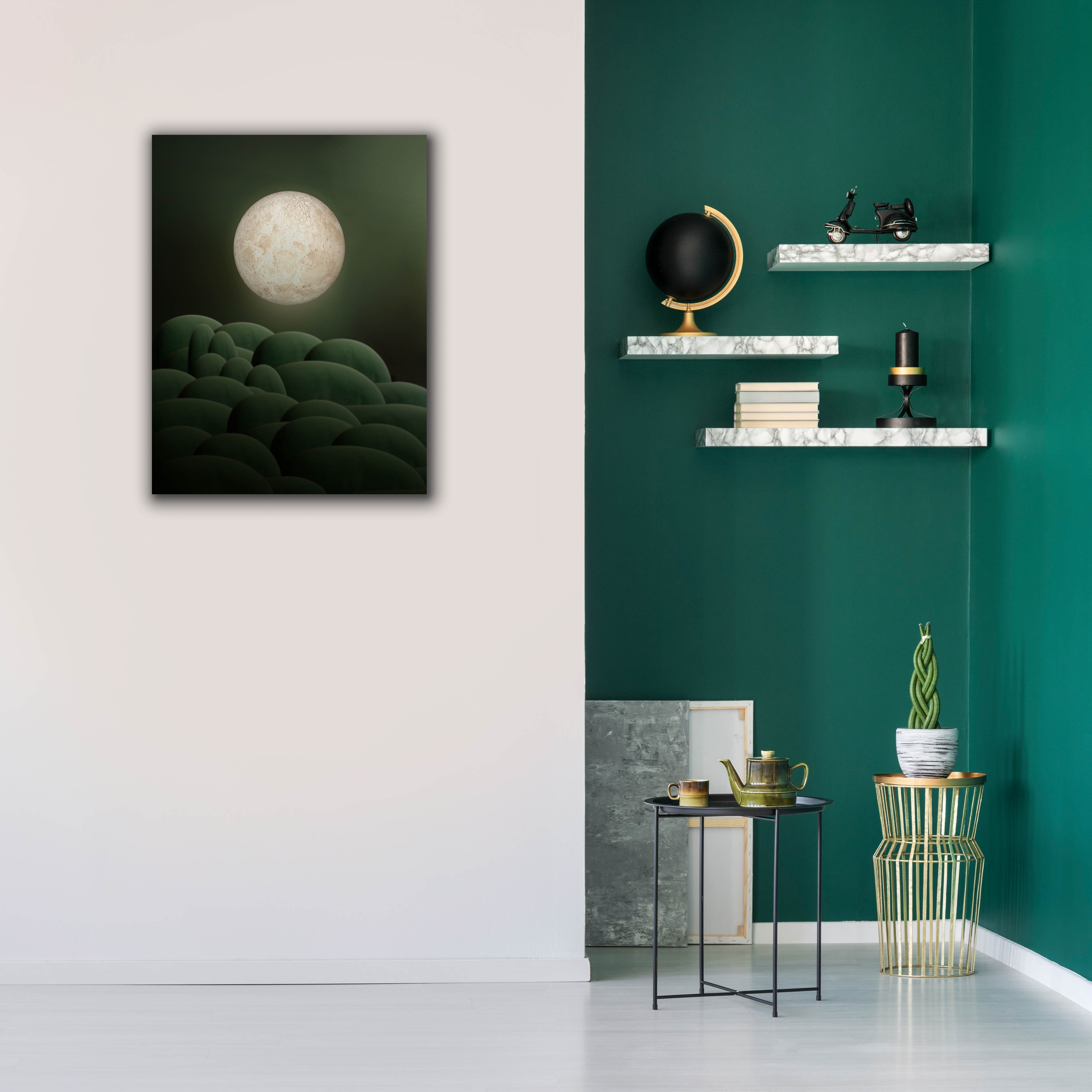 'Moon Mountain' by Epic Portfolio, Canvas Wall Art,26 x 34