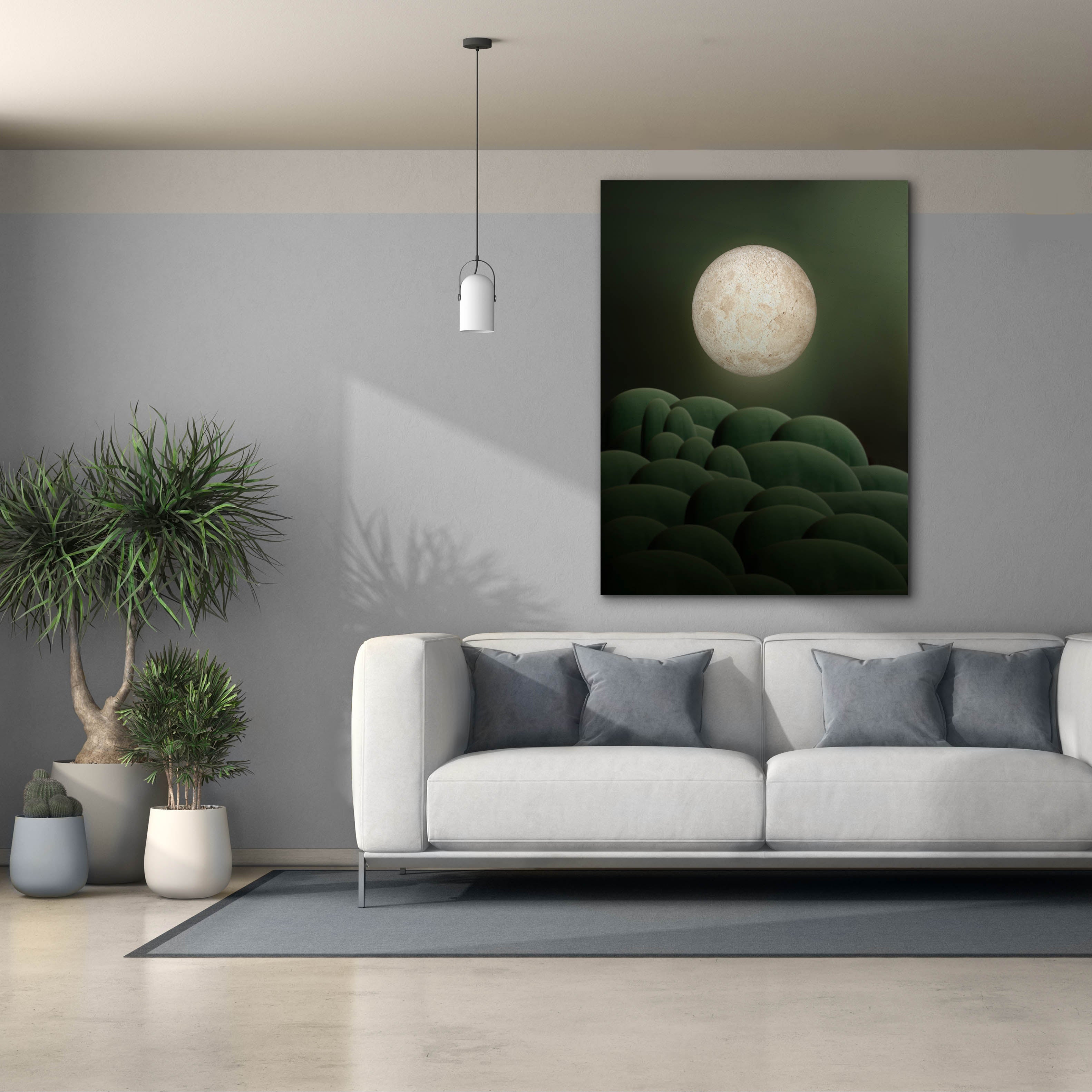'Moon Mountain' by Epic Portfolio, Canvas Wall Art,40 x 54