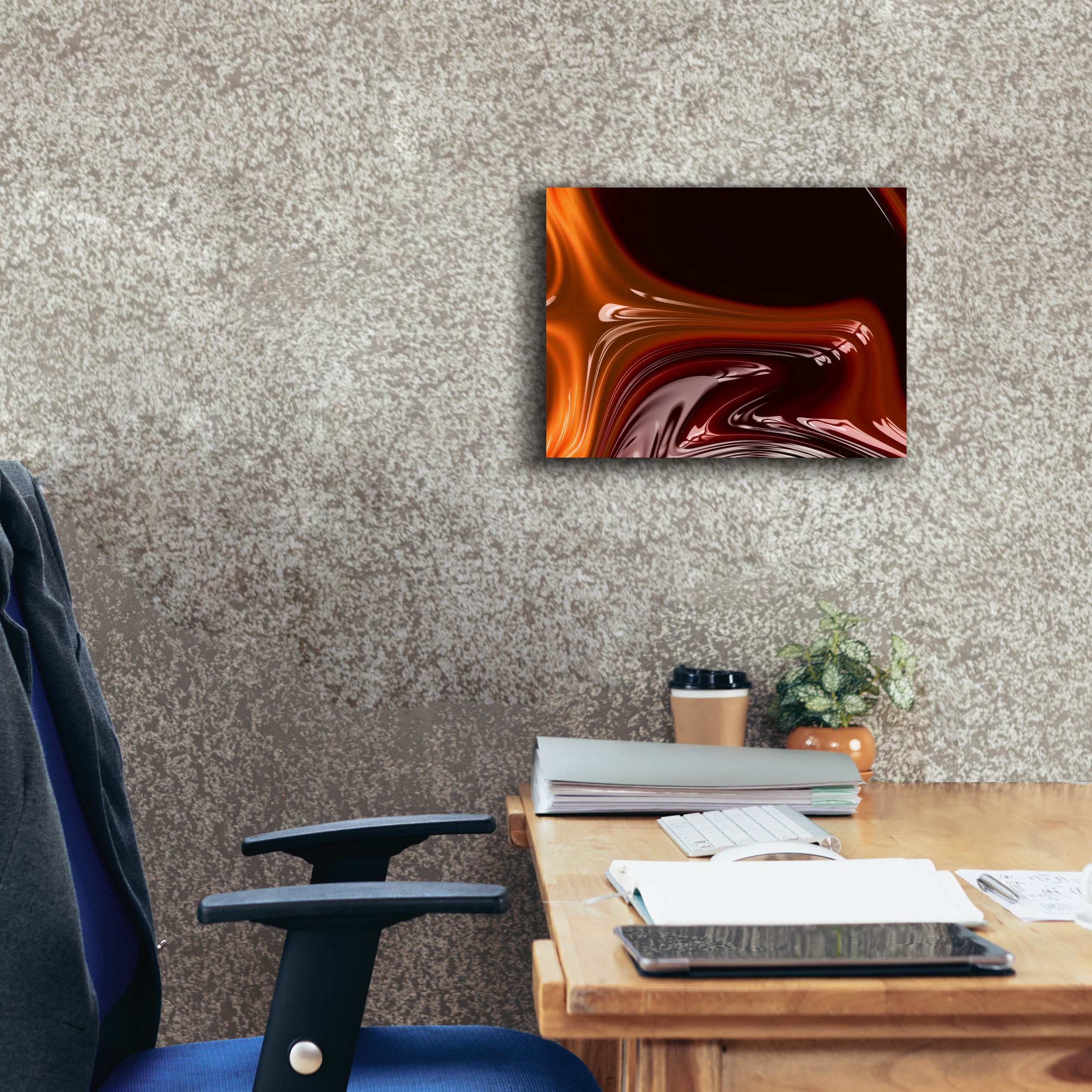 'Molten Caramel ' by Epic Portfolio, Canvas Wall Art,16 x 12