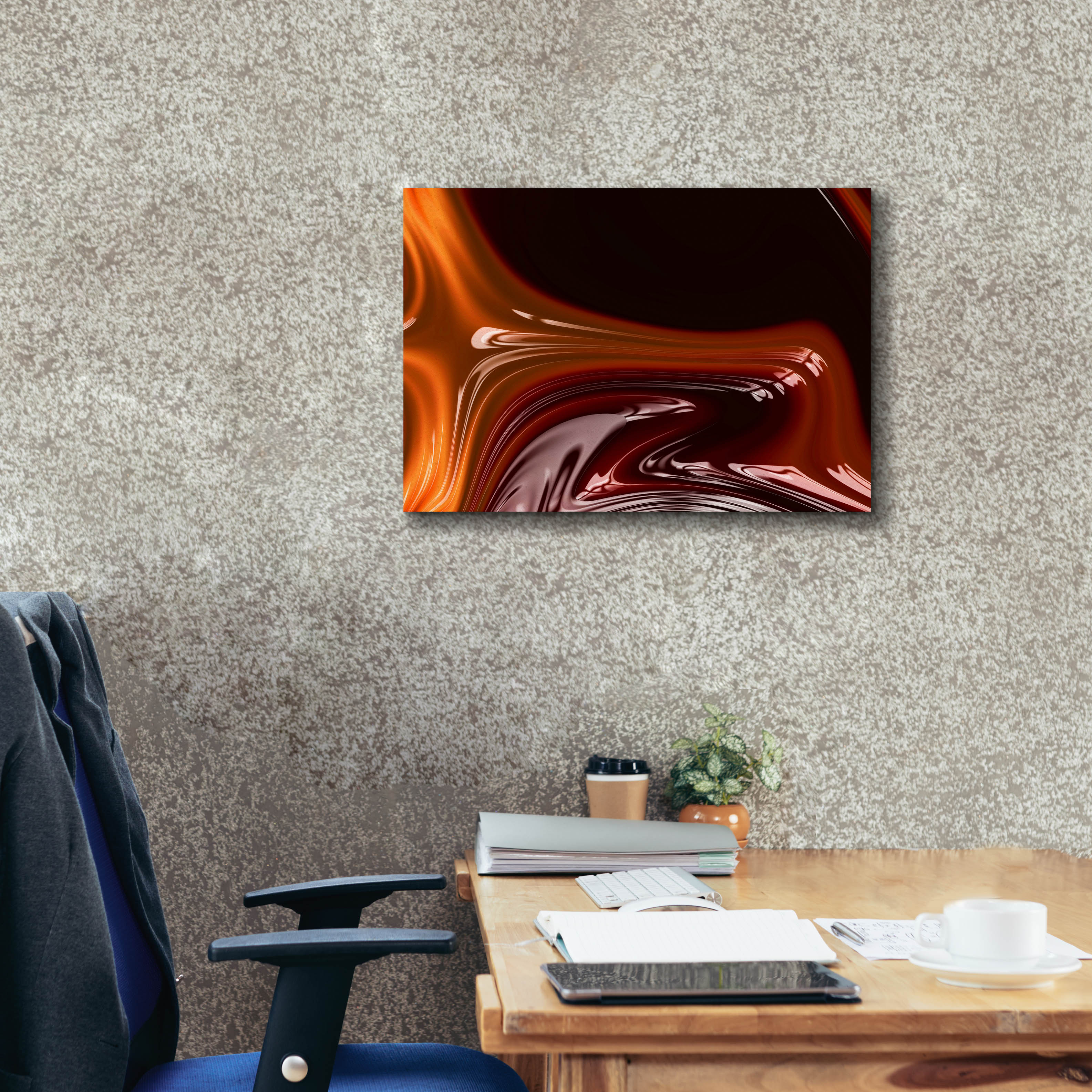'Molten Caramel ' by Epic Portfolio, Canvas Wall Art,26 x 18